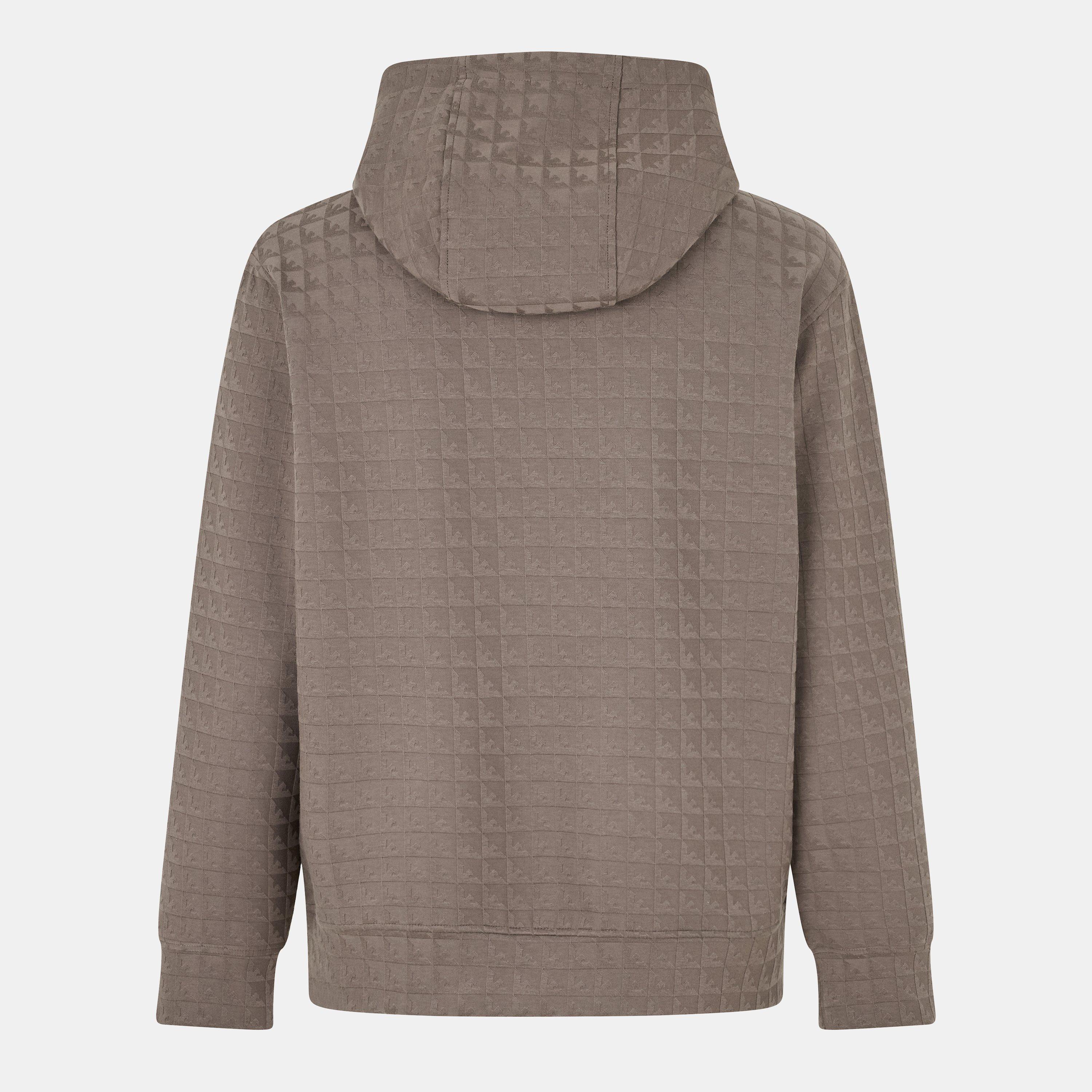 WalnutAOP F6117 - Emporio Armani - Men's Hoodie - 2