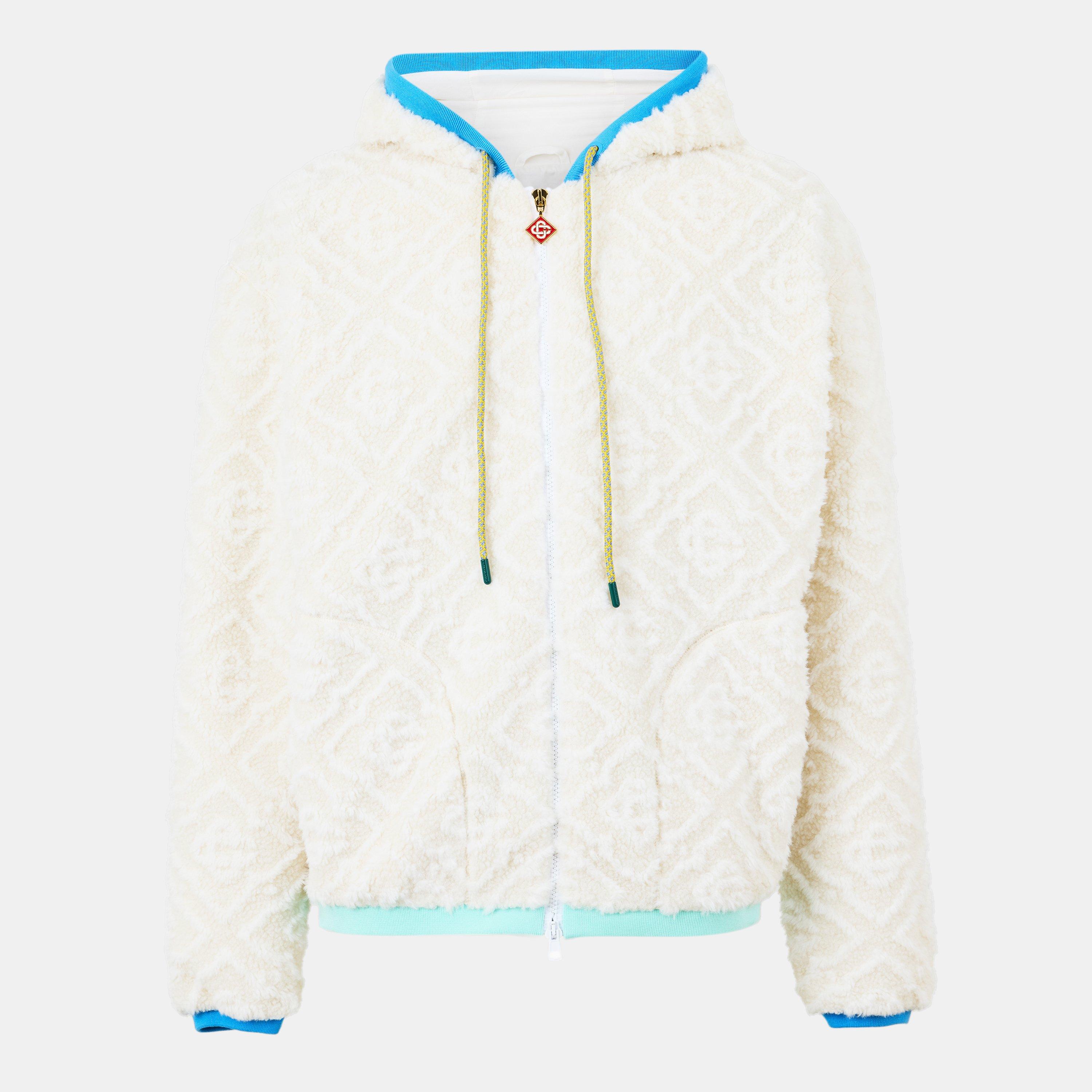 Off White - Casablanca - Men's Casa Monogram Zip Hoodie - 1
