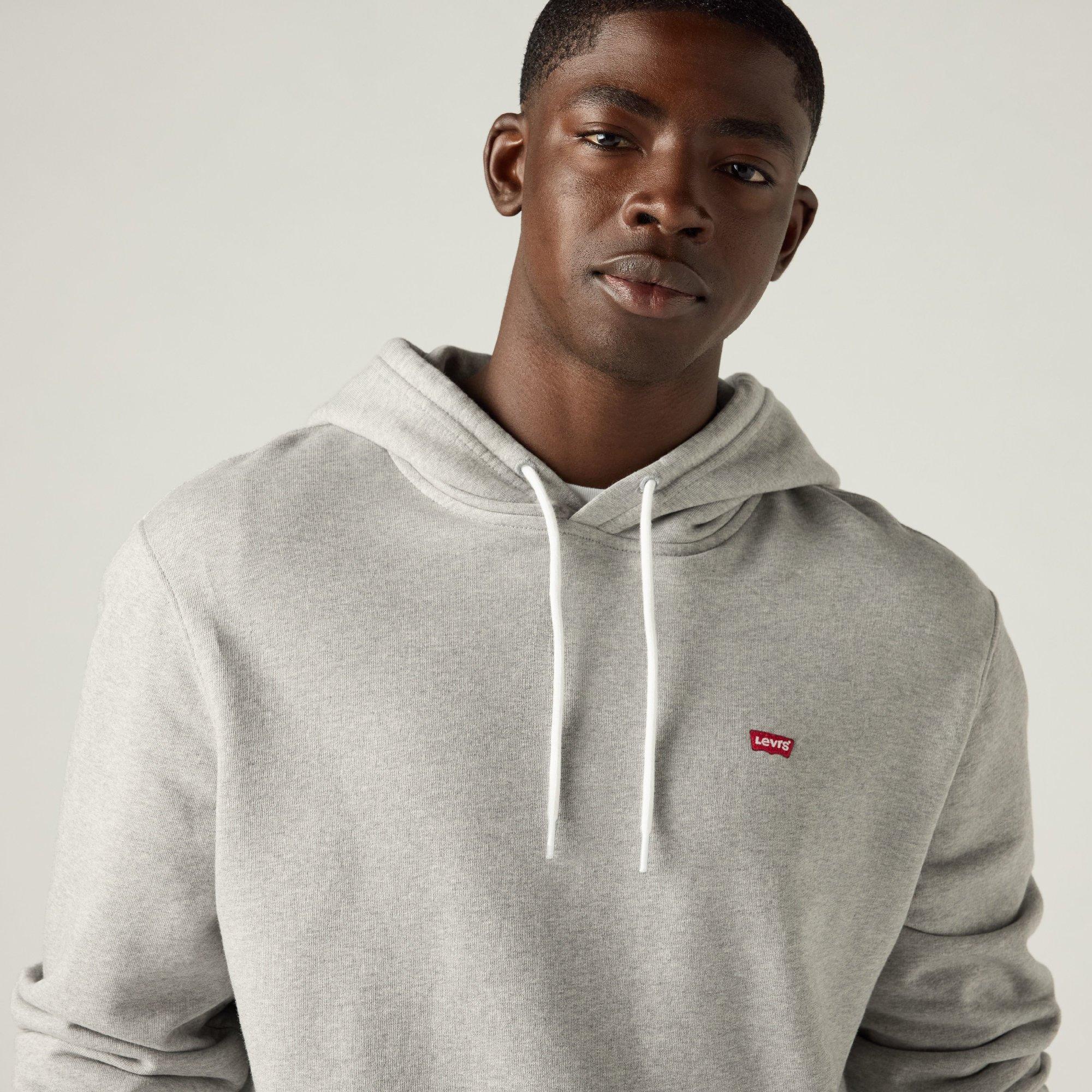 Mid Tone Grey - Levis - Levis The Original Hm Hoodie Mid Ton - 4