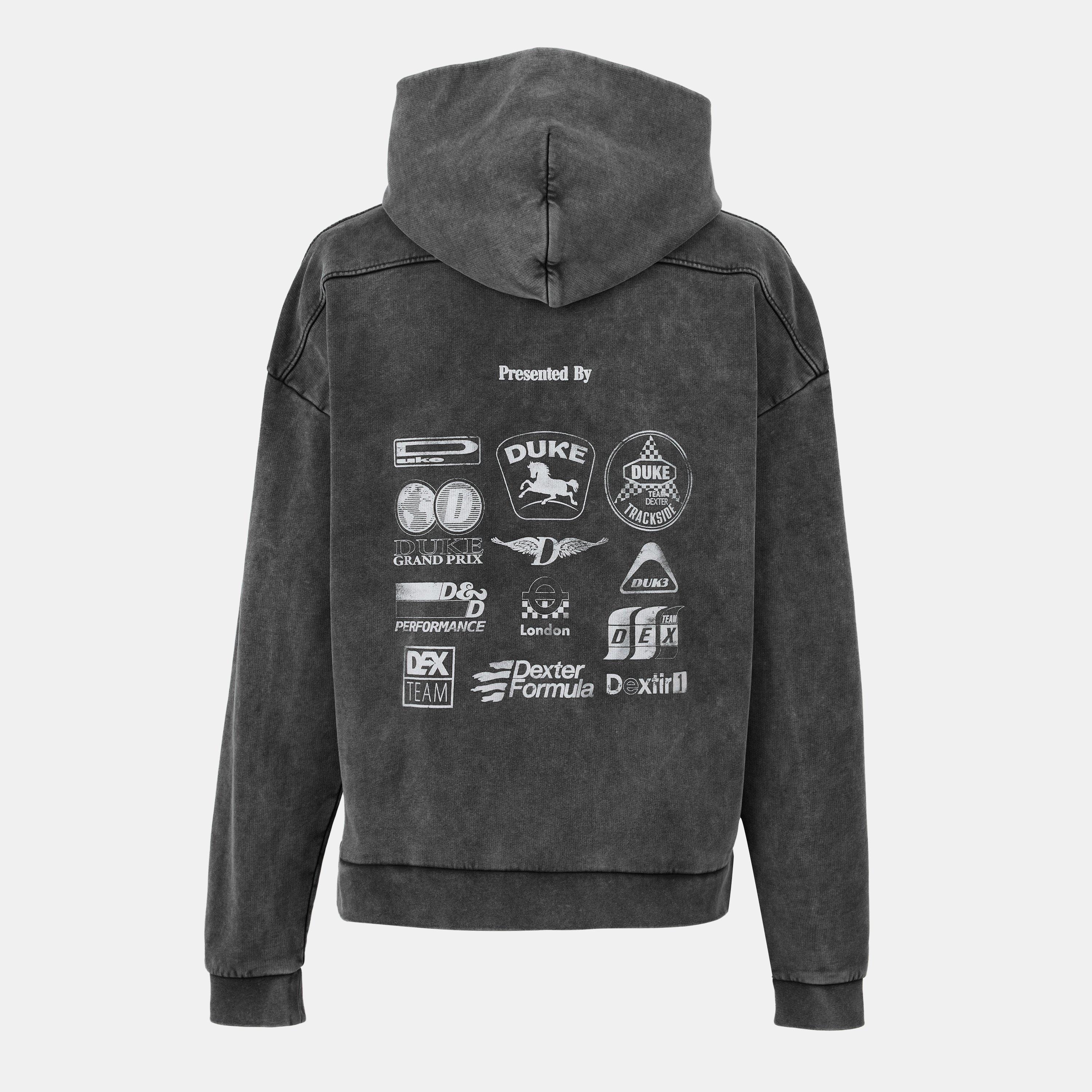 Vintage Black - Duke and Dexter - Men's Over the Head Hoodie - 2