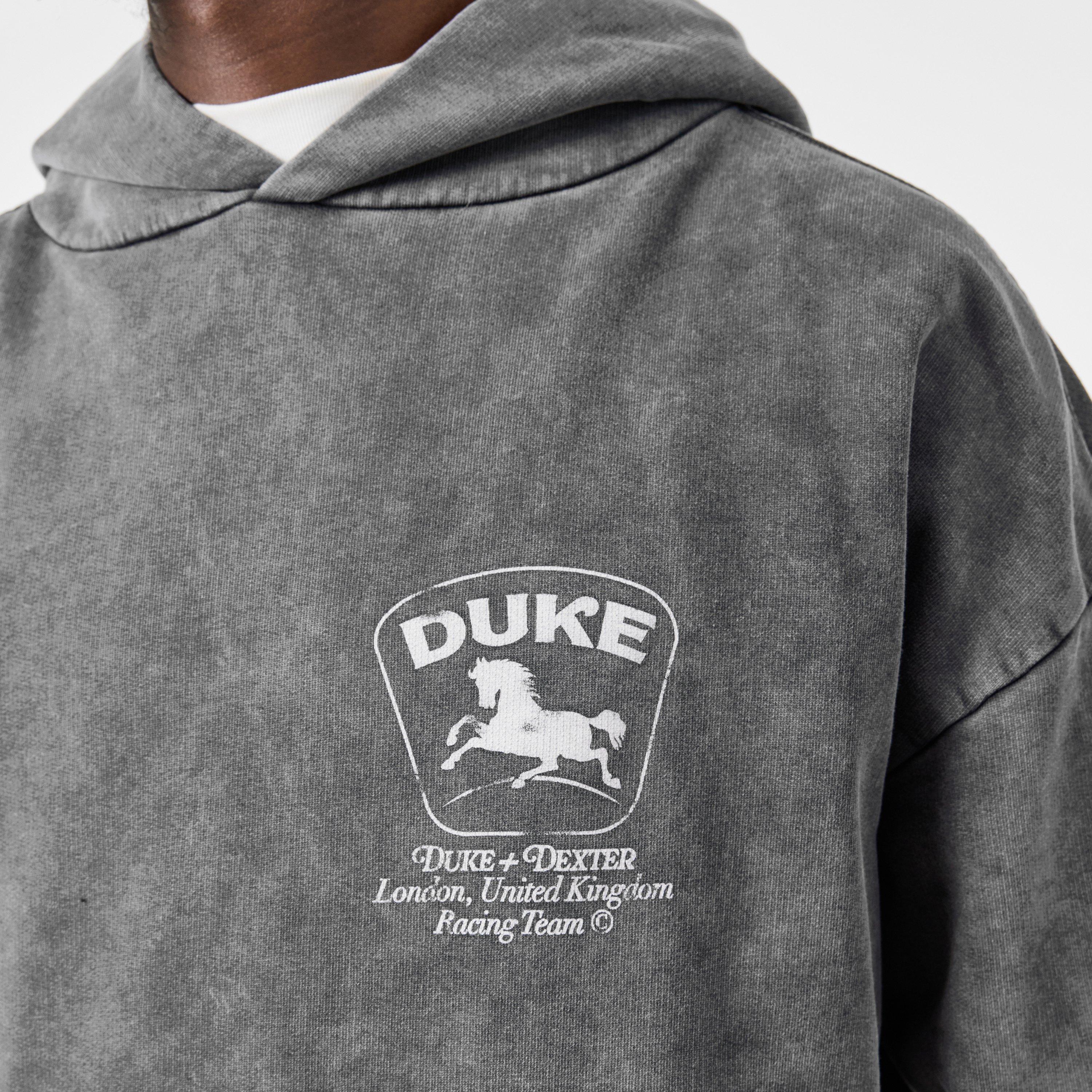 Vintage Black - Duke and Dexter - Men's Over the Head Hoodie - 5