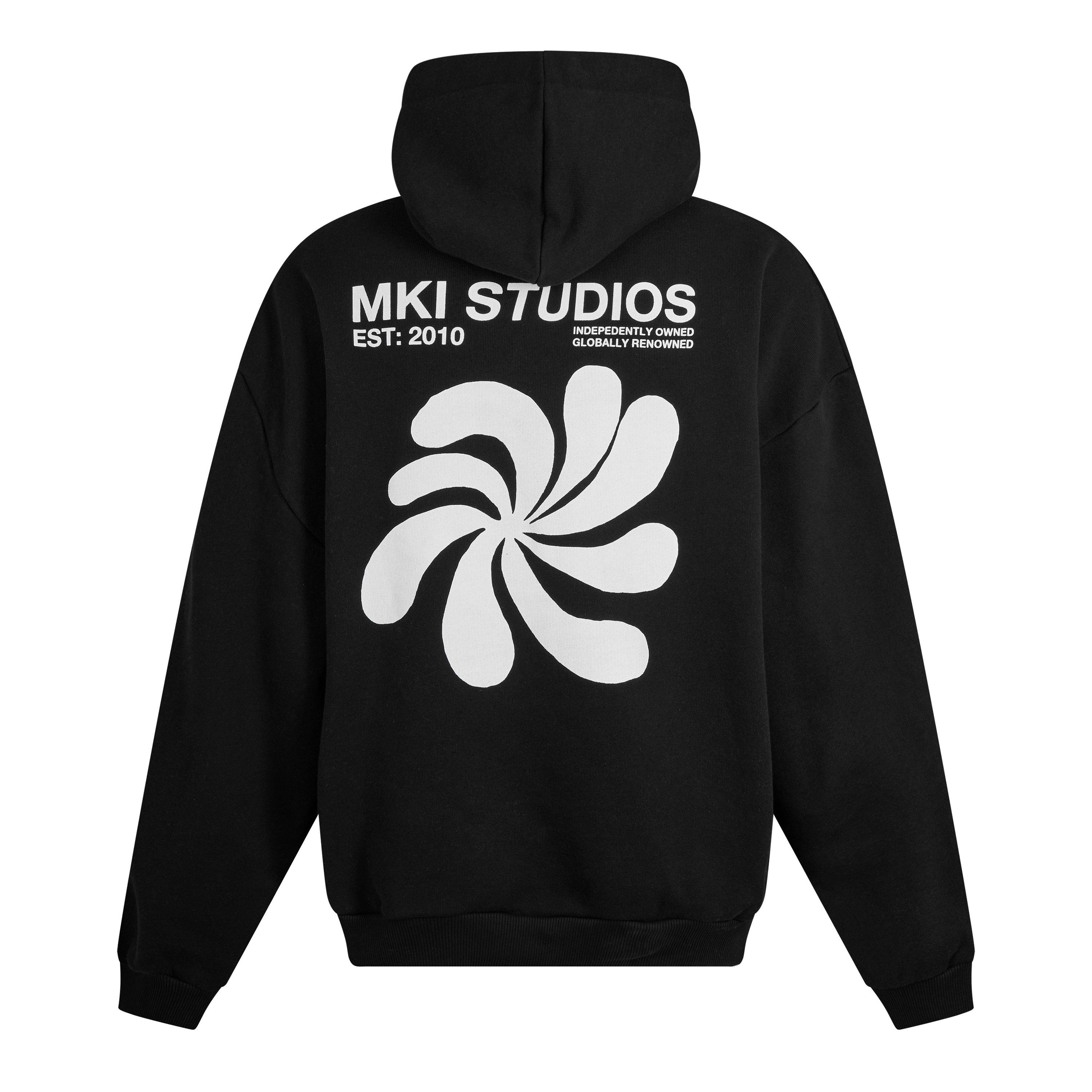 Black - MKI MIYUKI ZOKU - Abstract Hoodie - 2