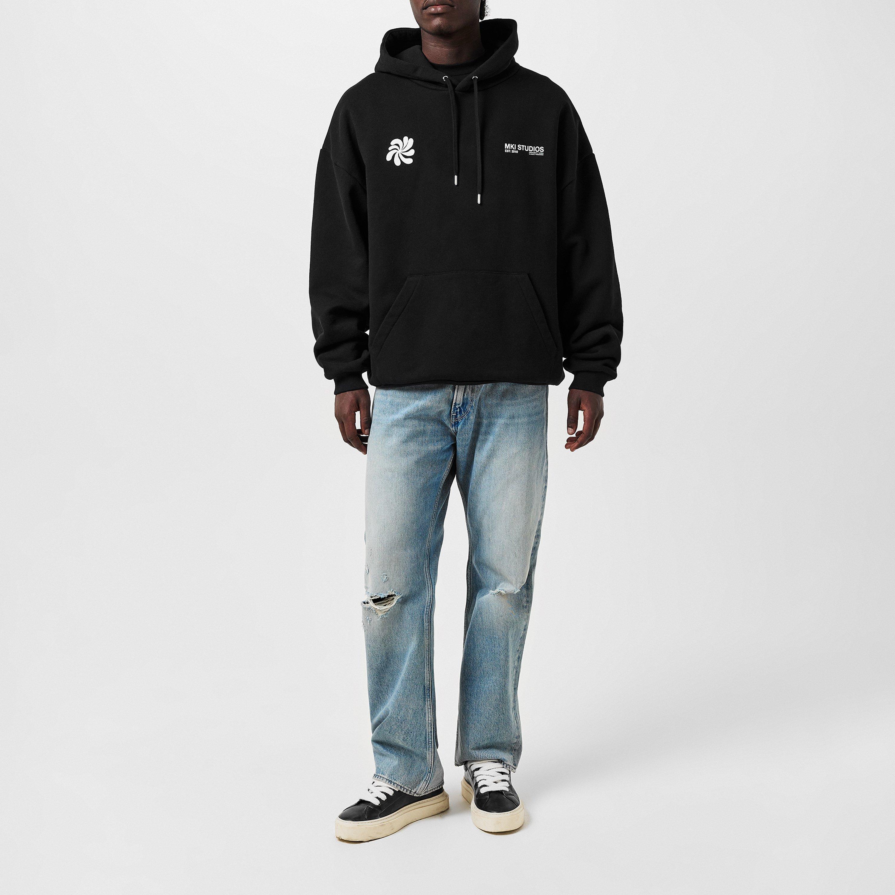 Black - MKI MIYUKI ZOKU - Abstract Hoodie - 5