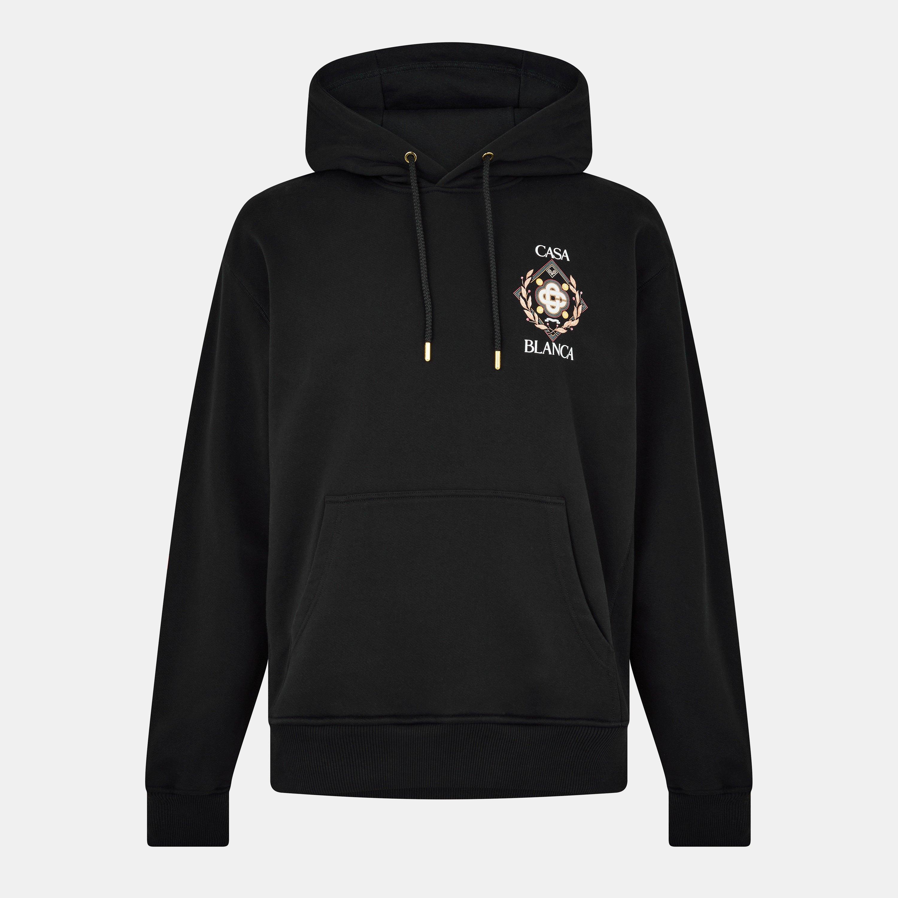 Black - Casablanca - Graphic Hoodie - 1