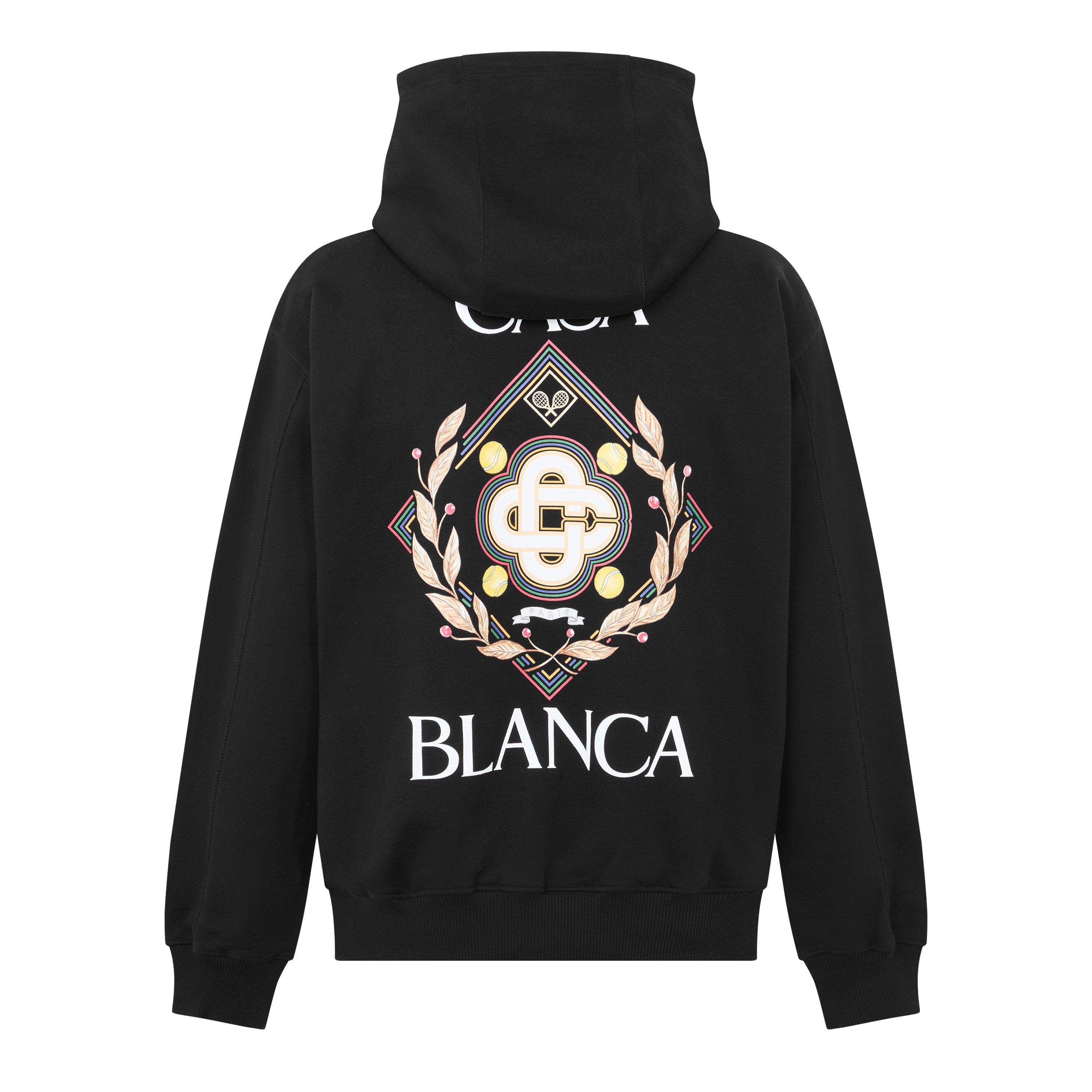 Black - Casablanca - Men's Championship Over the Head Cotton Oversized-Fit Hoodie - 2