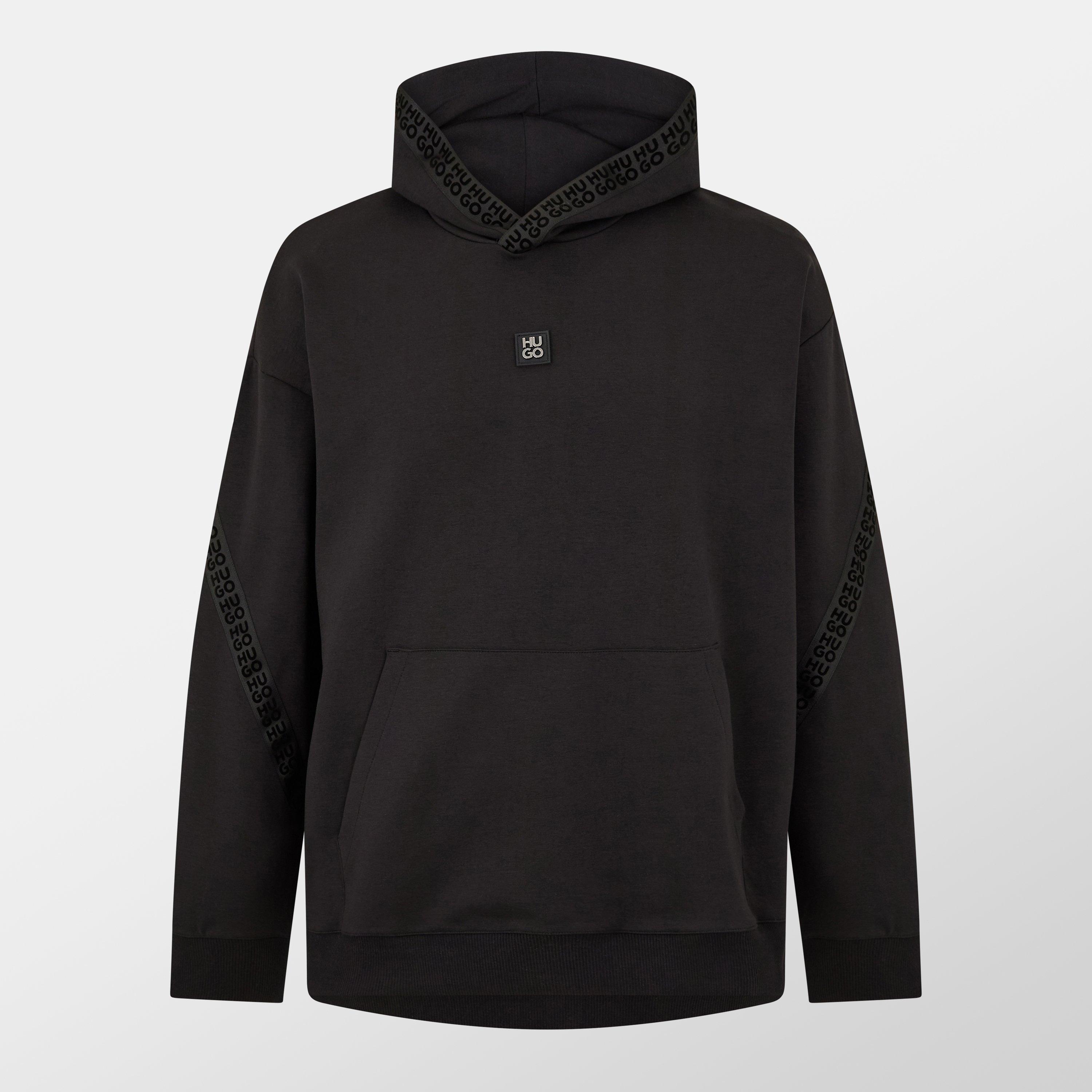 Hugo Men's Logo Hoodie - Black - 2XL