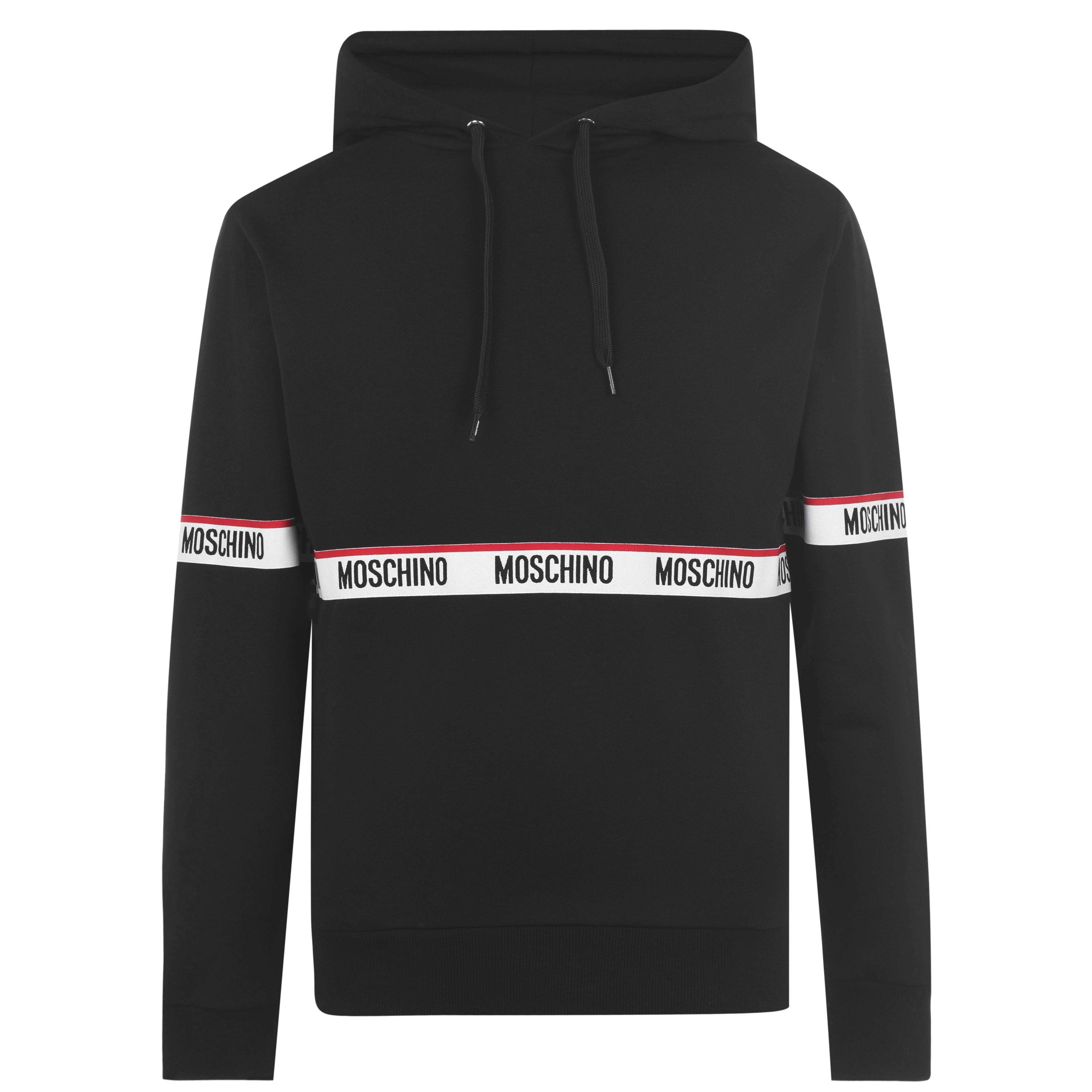 Black - Moschino - Tape Oth Hoodie - 1
