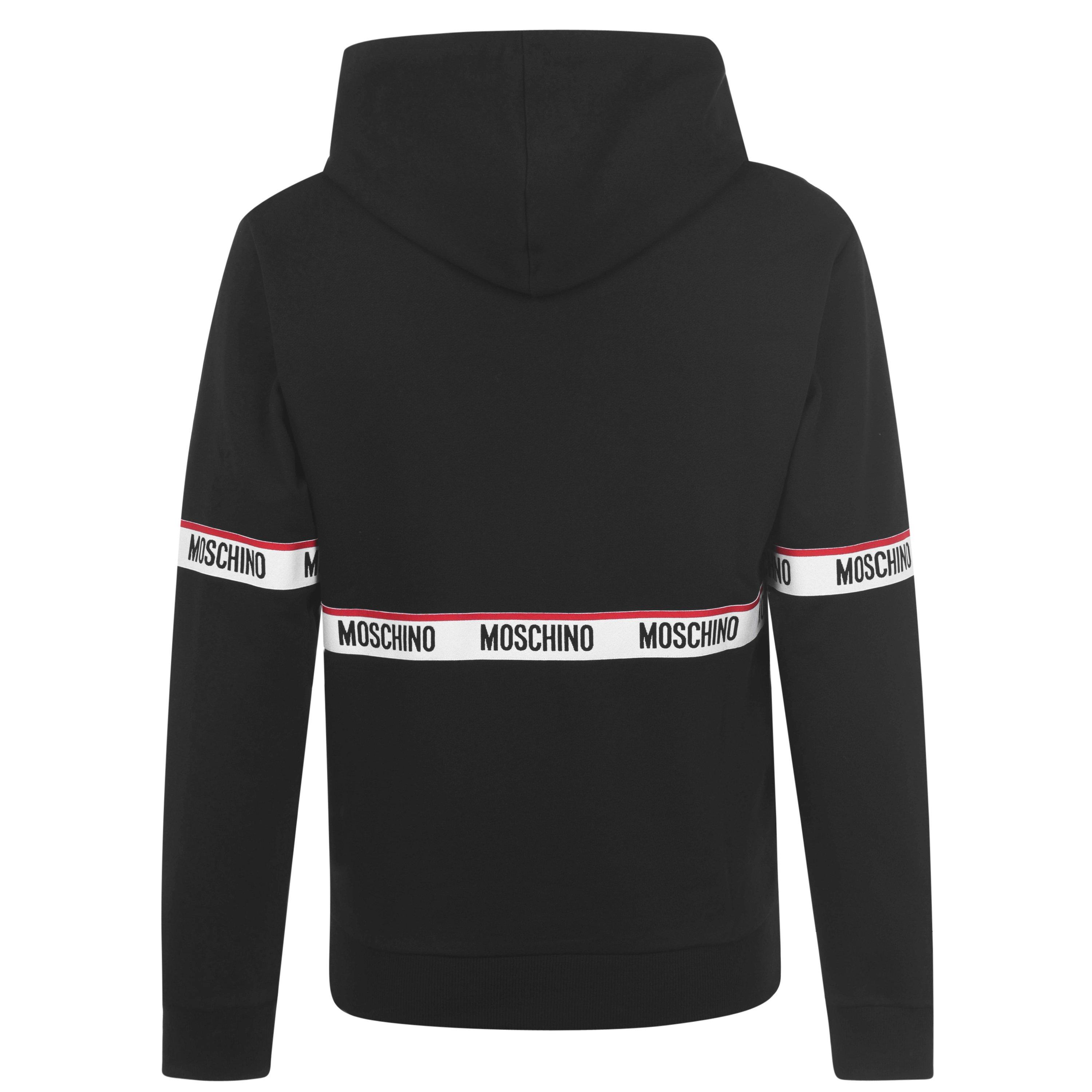 Black - Moschino - Tape Oth Hoodie - 2
