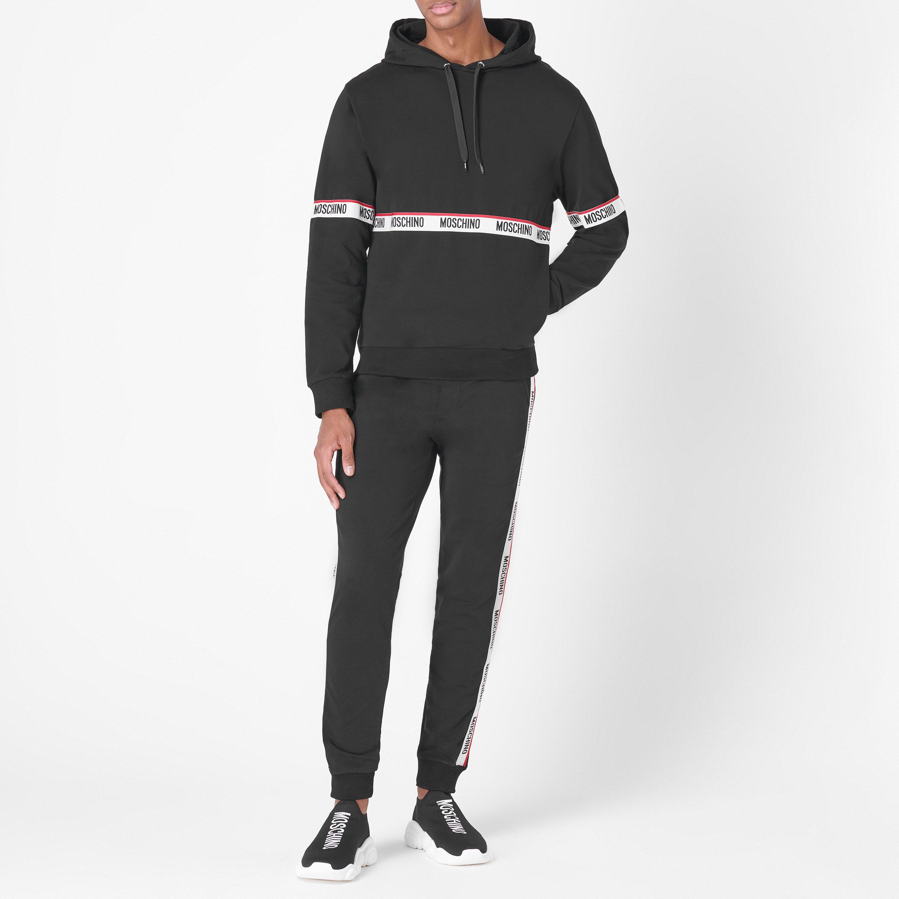 Black - Moschino - Tape Oth Hoodie - 7