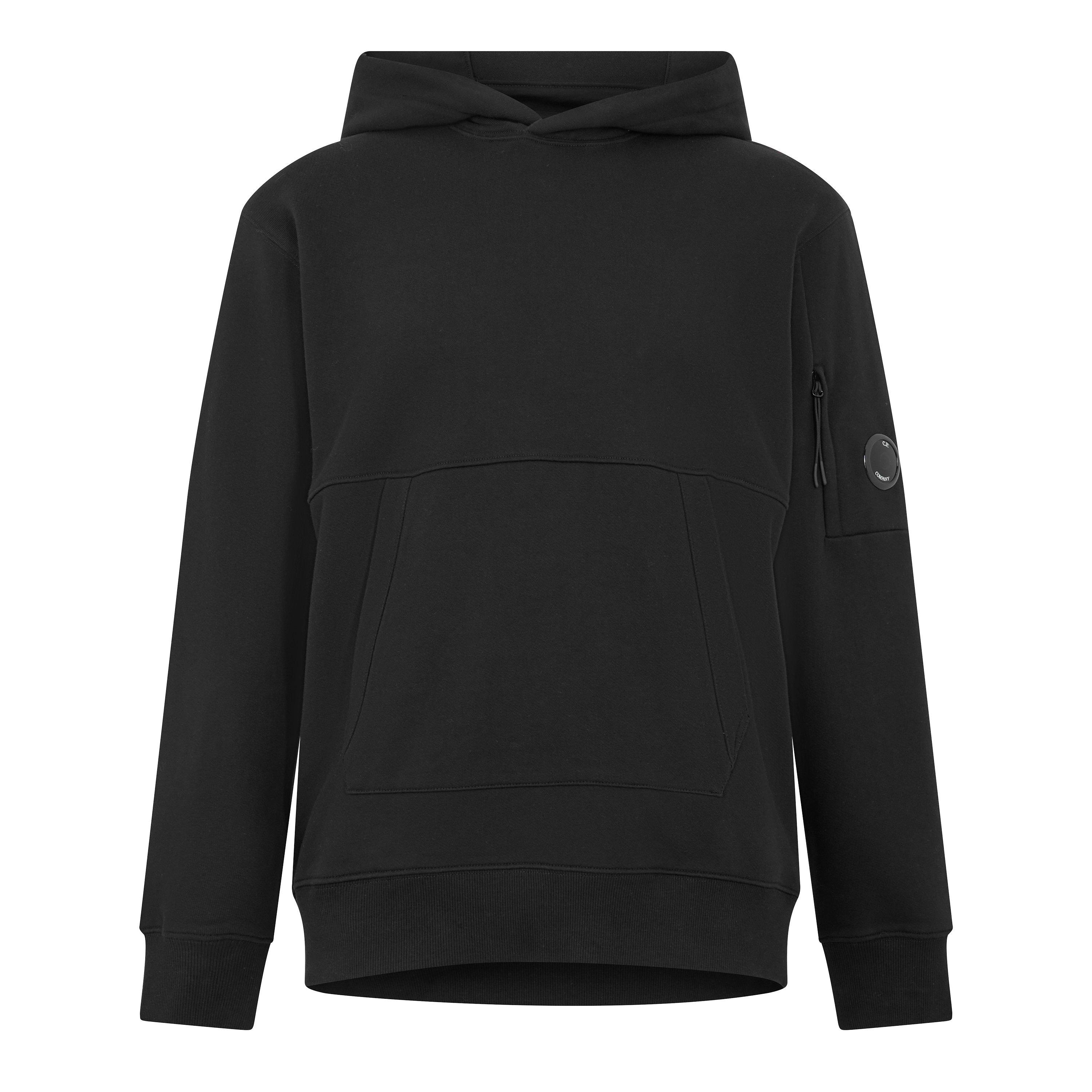 Black 999 - CP Company - CP Sweat Hooded Diag Sn99 - 1