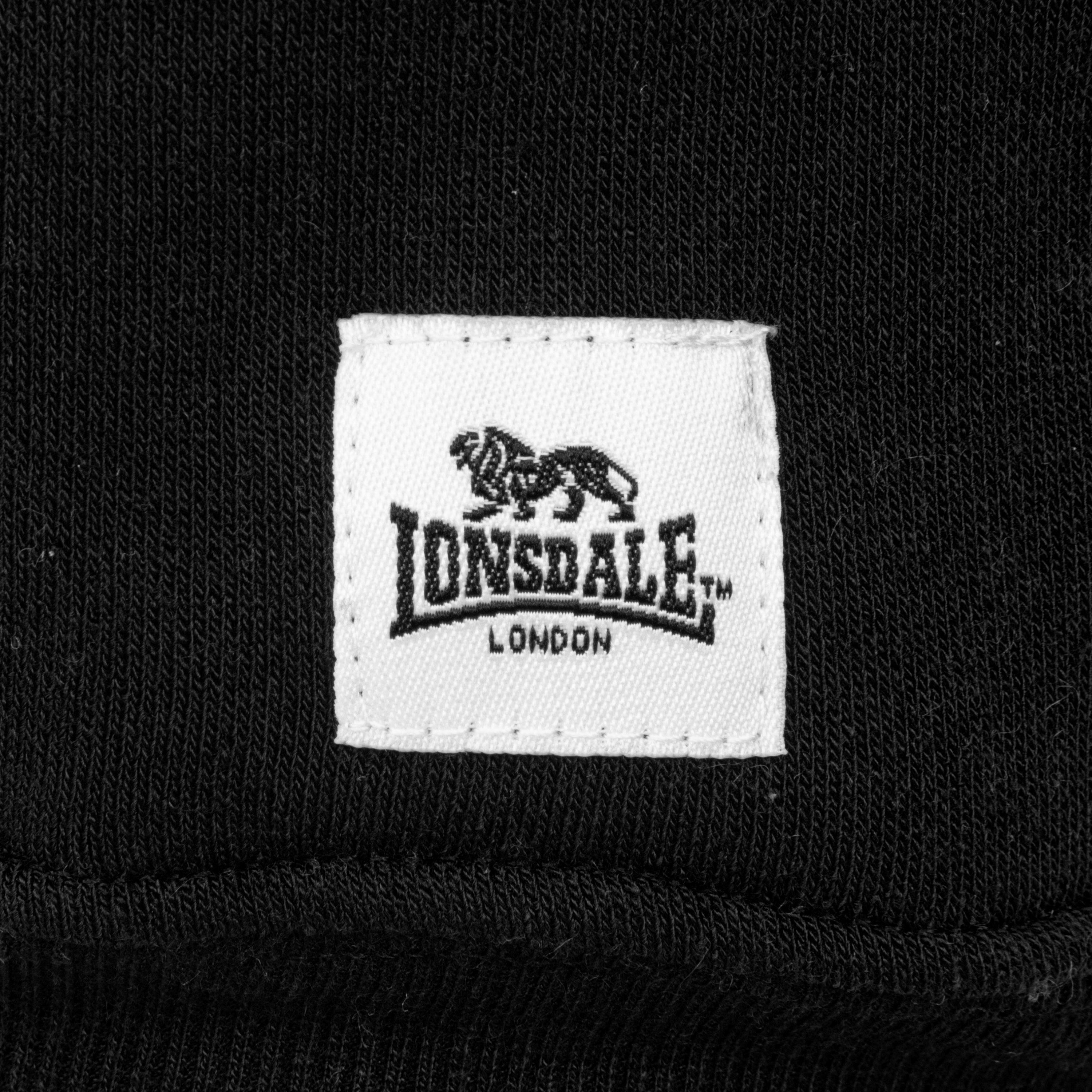 Schwarz - Lonsdale - Hoodie Men Sweatshirts - 5