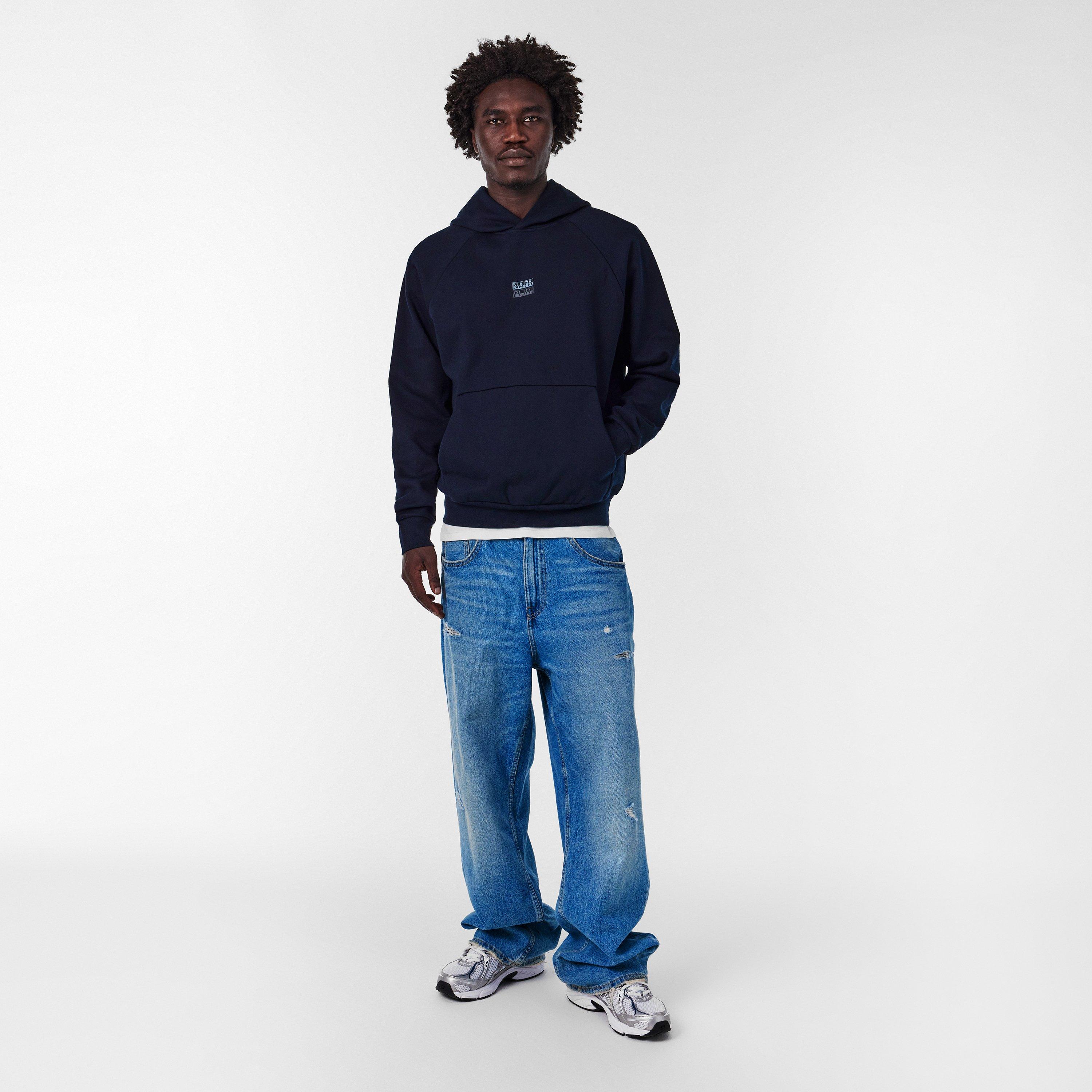 Black Beauty - Napapijri - Men's Over the Head Hoodie - 6