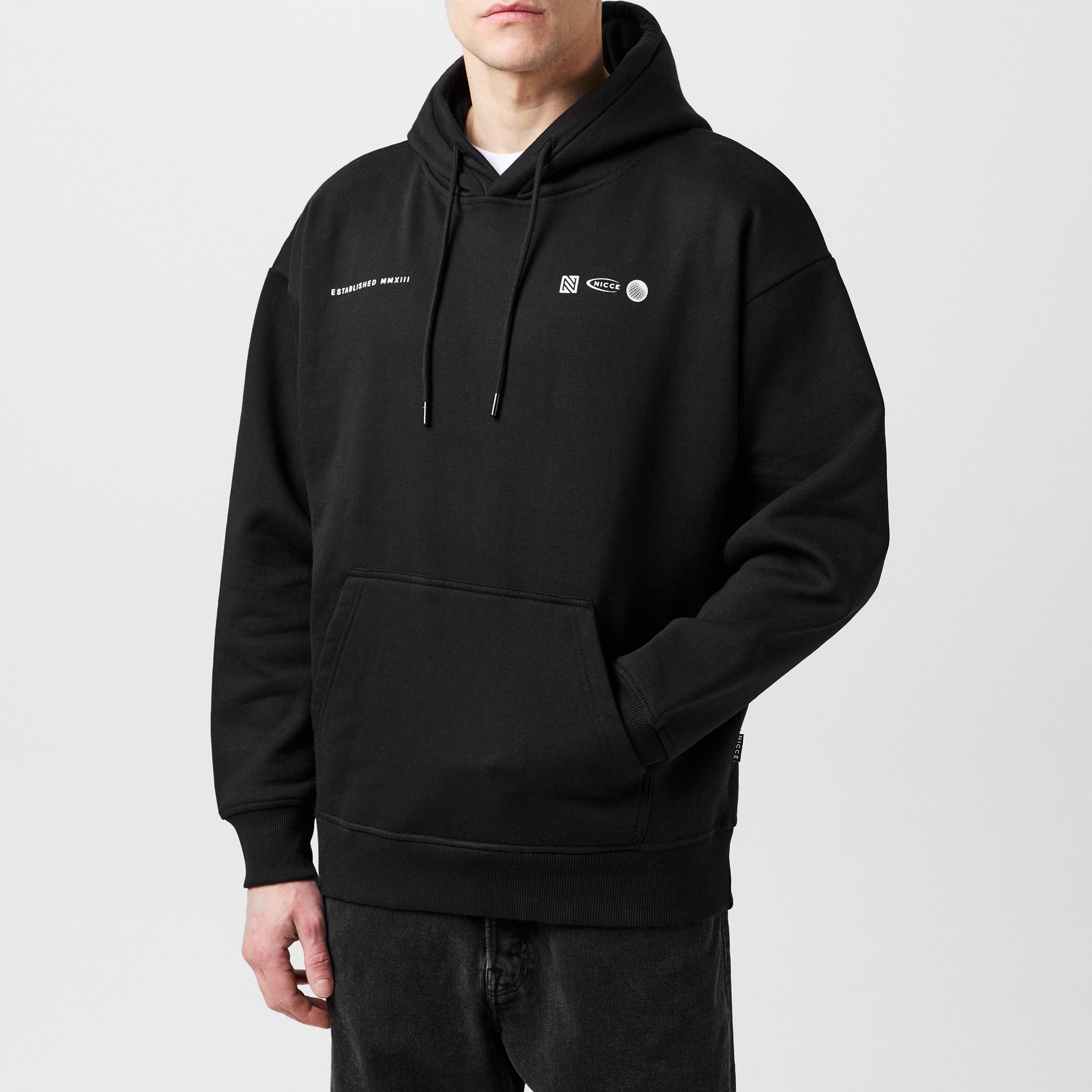 Mens black nicce hoodie online