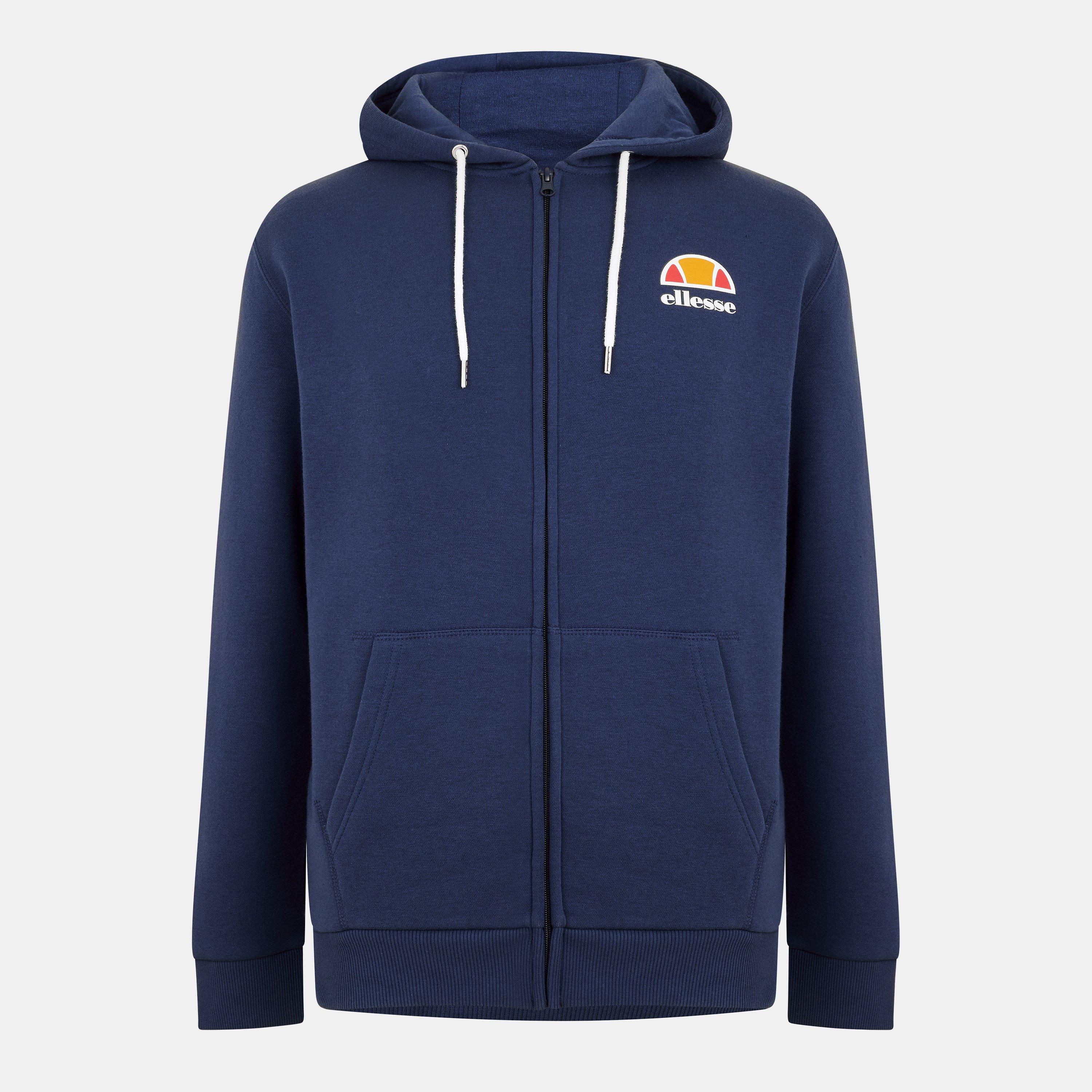 Navy - Ellesse - Full Zip Hoody Mens - 1