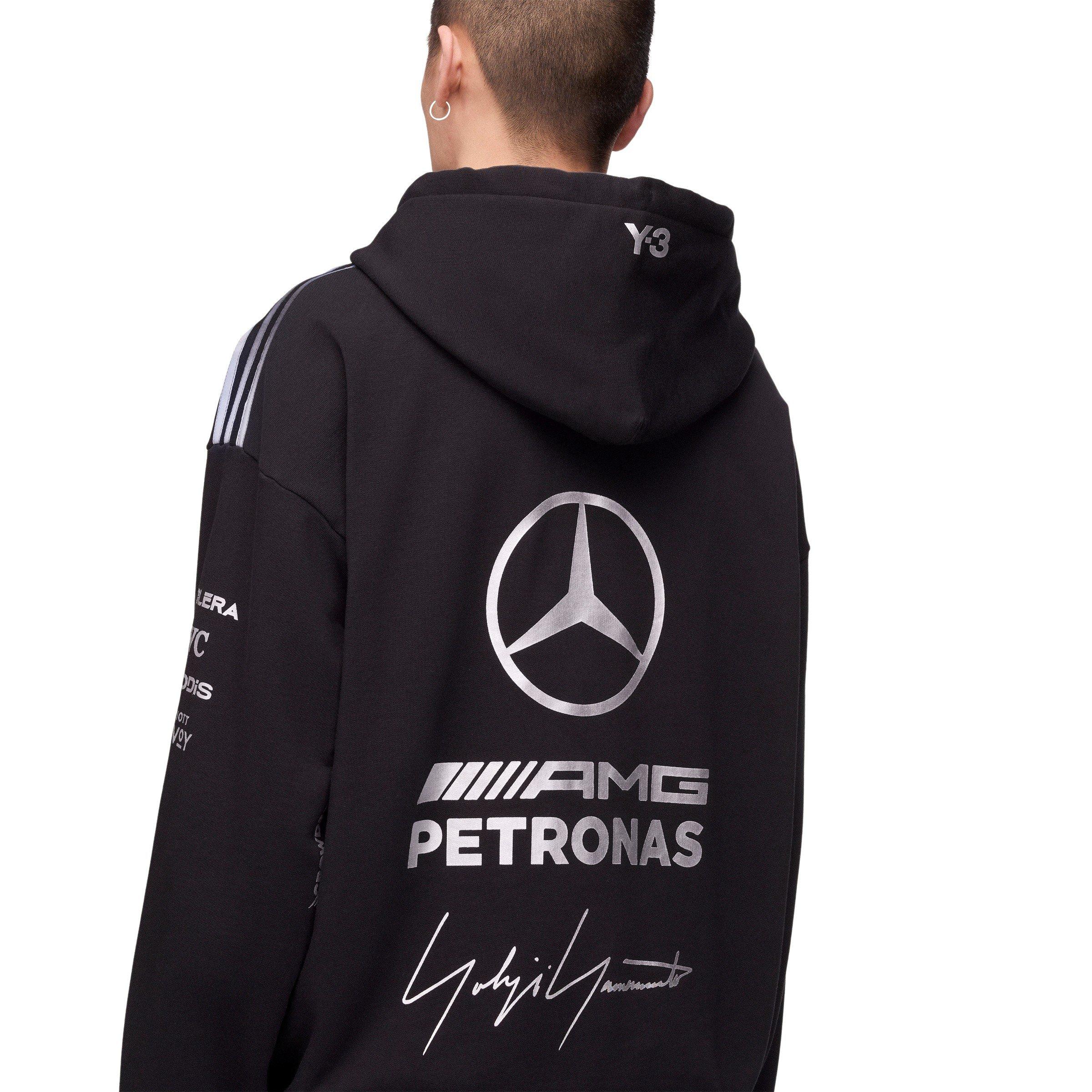 Black - Y3 - Mens Mercedes Team Hoodie - 4