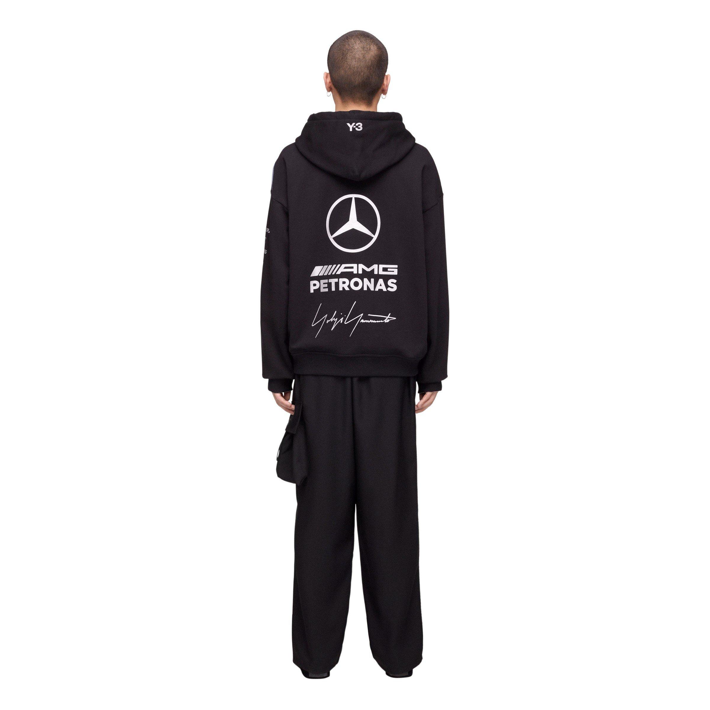 Black - Y3 - Mens Mercedes Team Hoodie - 5