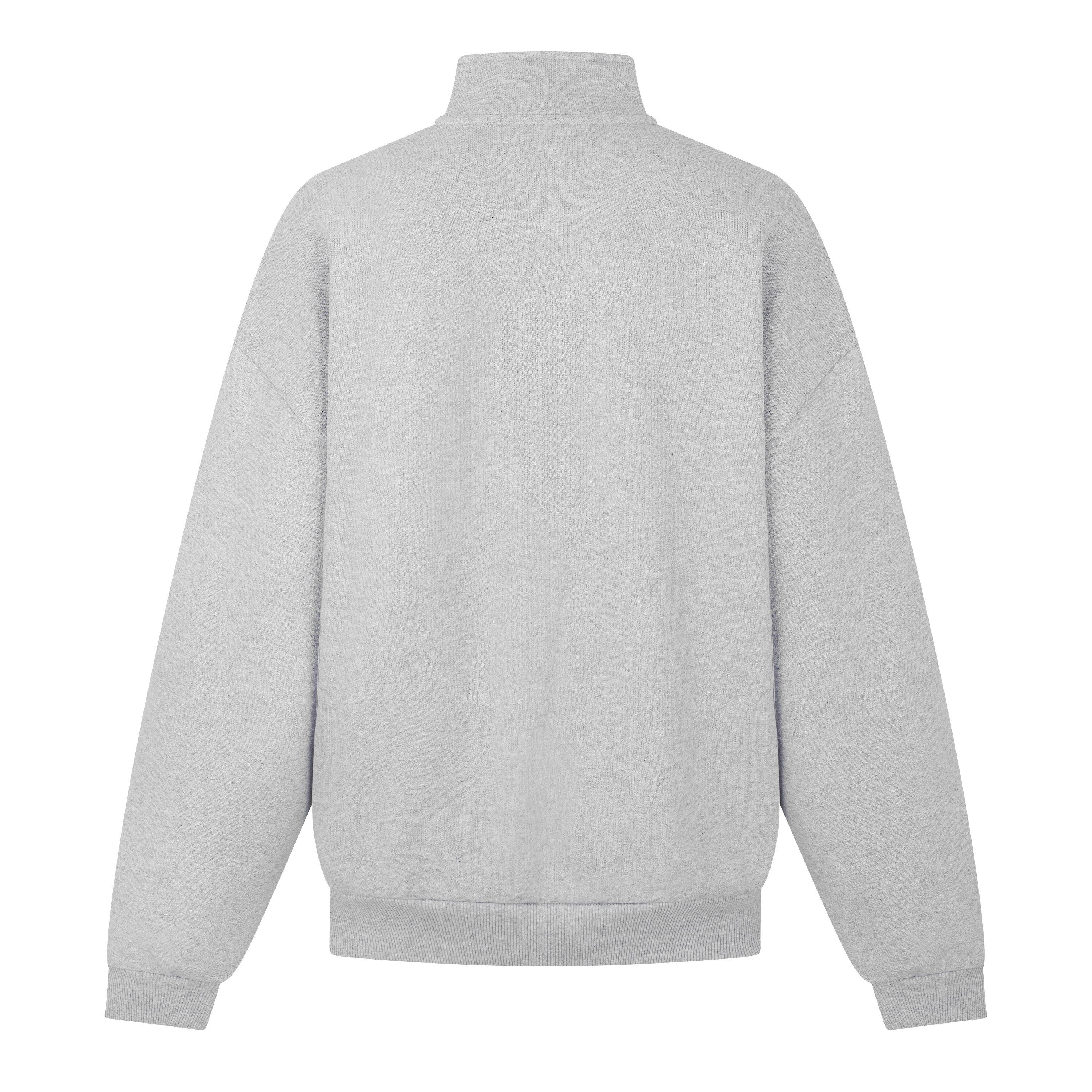 Grey - MKI MIYUKI ZOKU - MKI Uniform Qrt Zip Sn64 - 2