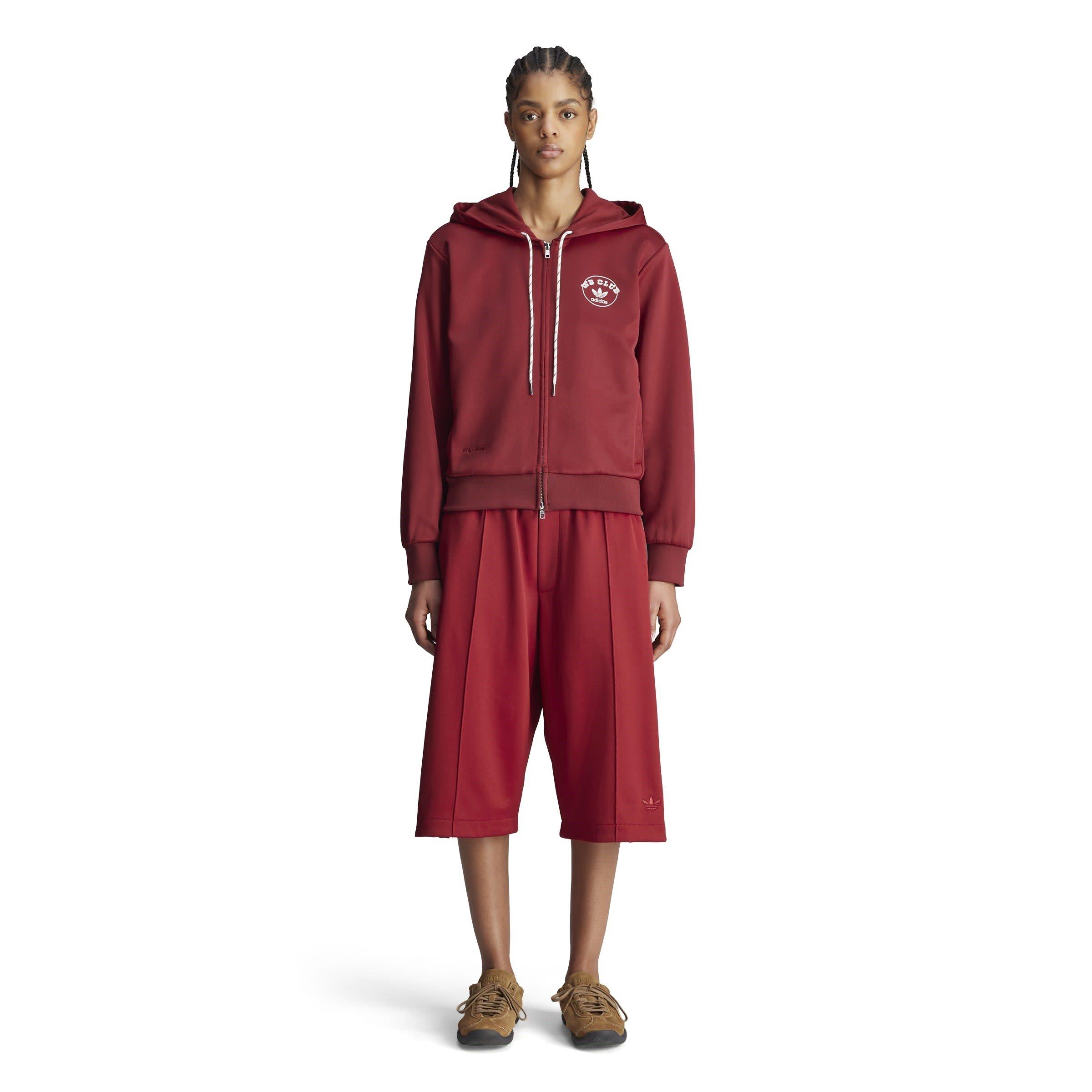 Coll Burgundy - adidas Originals - By Wales Bonner Track Zip Hoodie - 4