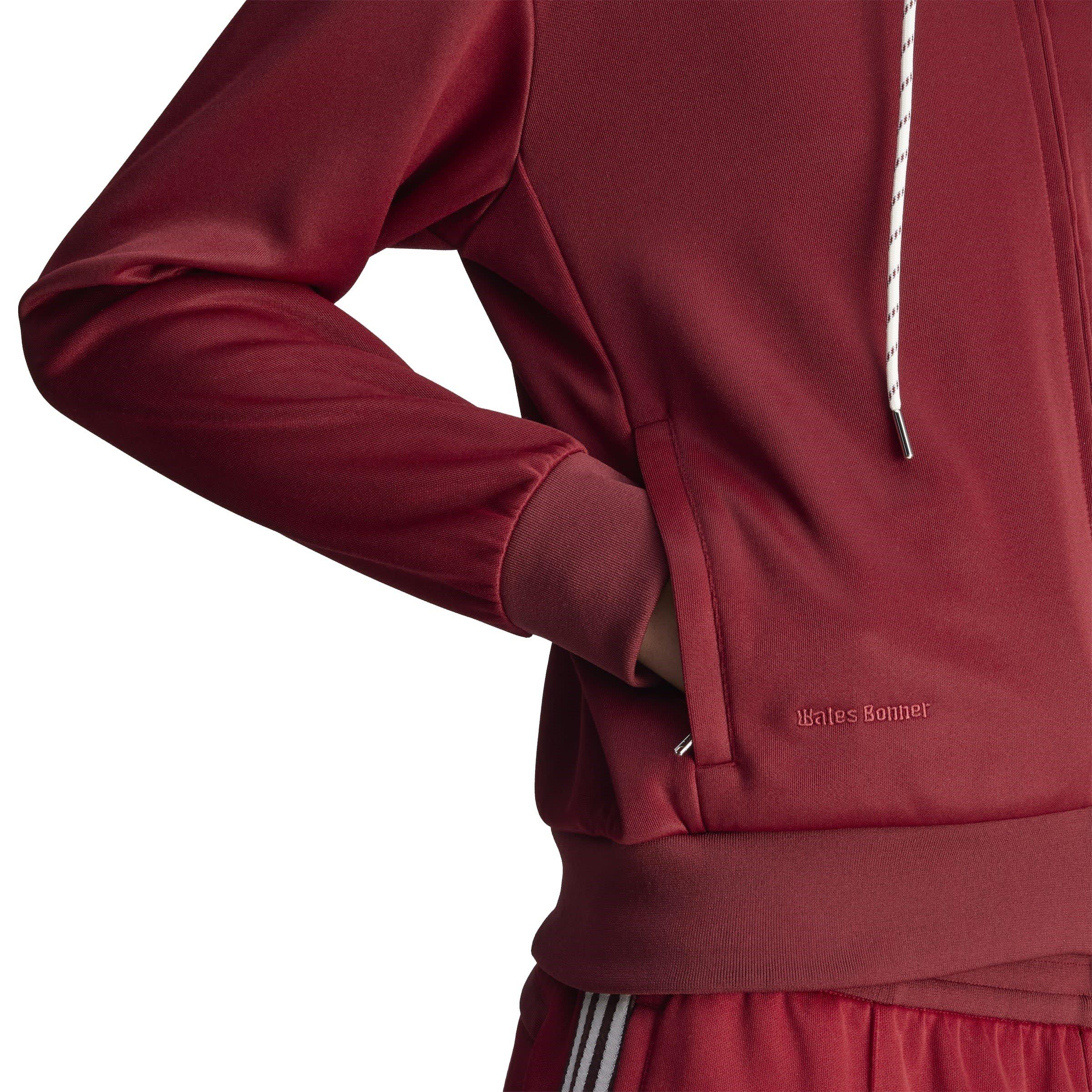 Coll Burgundy - adidas Originals - By Wales Bonner Track Zip Hoodie - 9