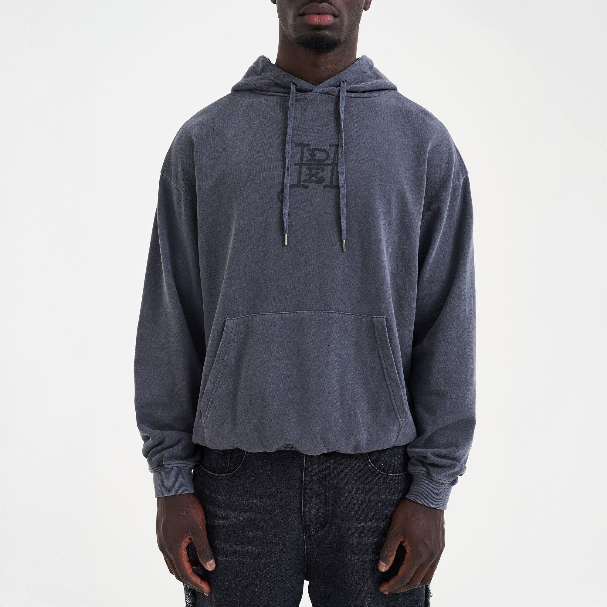 Washed Black - Ed Hardy - Men's Tiger Pouch Hoodie - 1