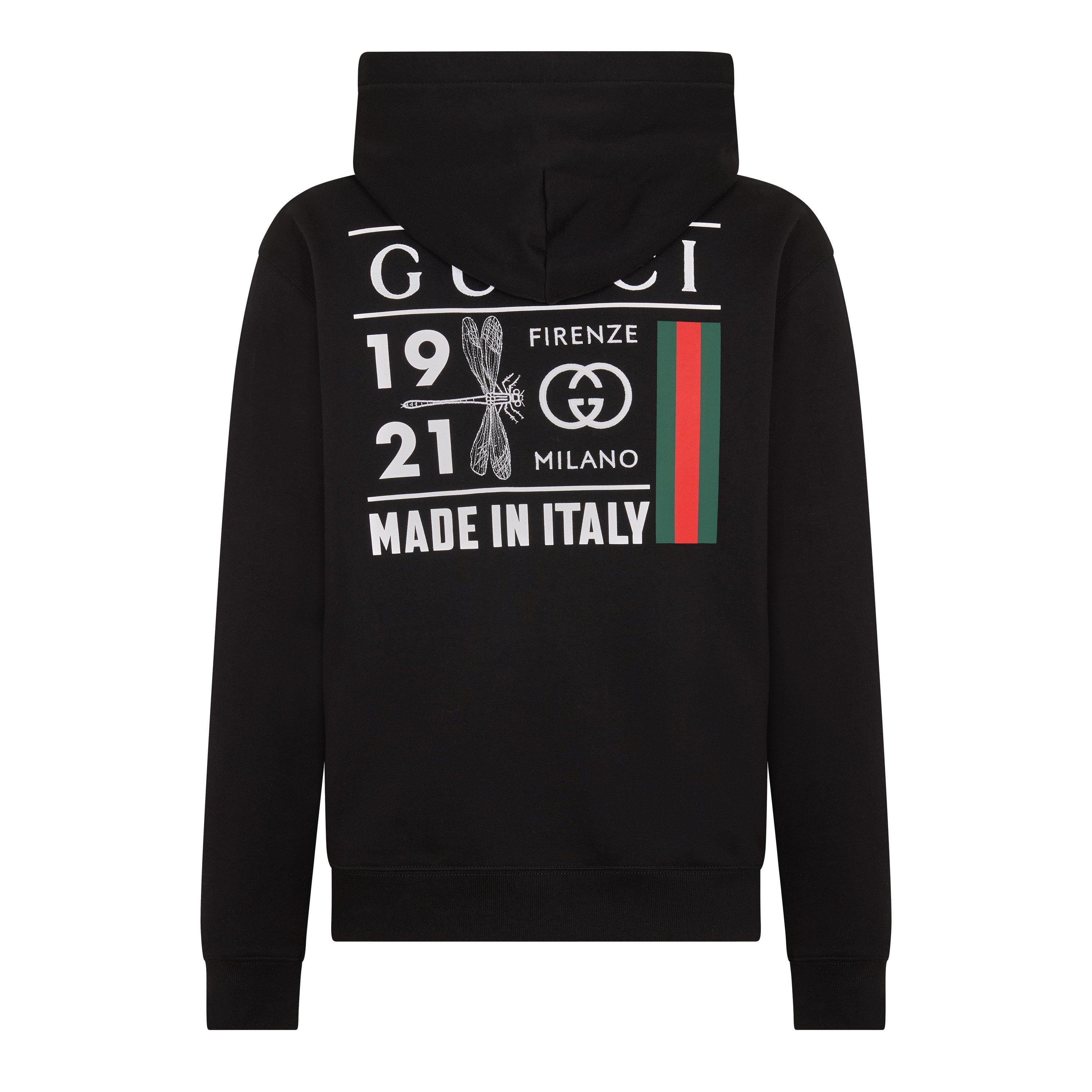 Black - Gucci - Gucci Melange Hoodie Sn61 - 2