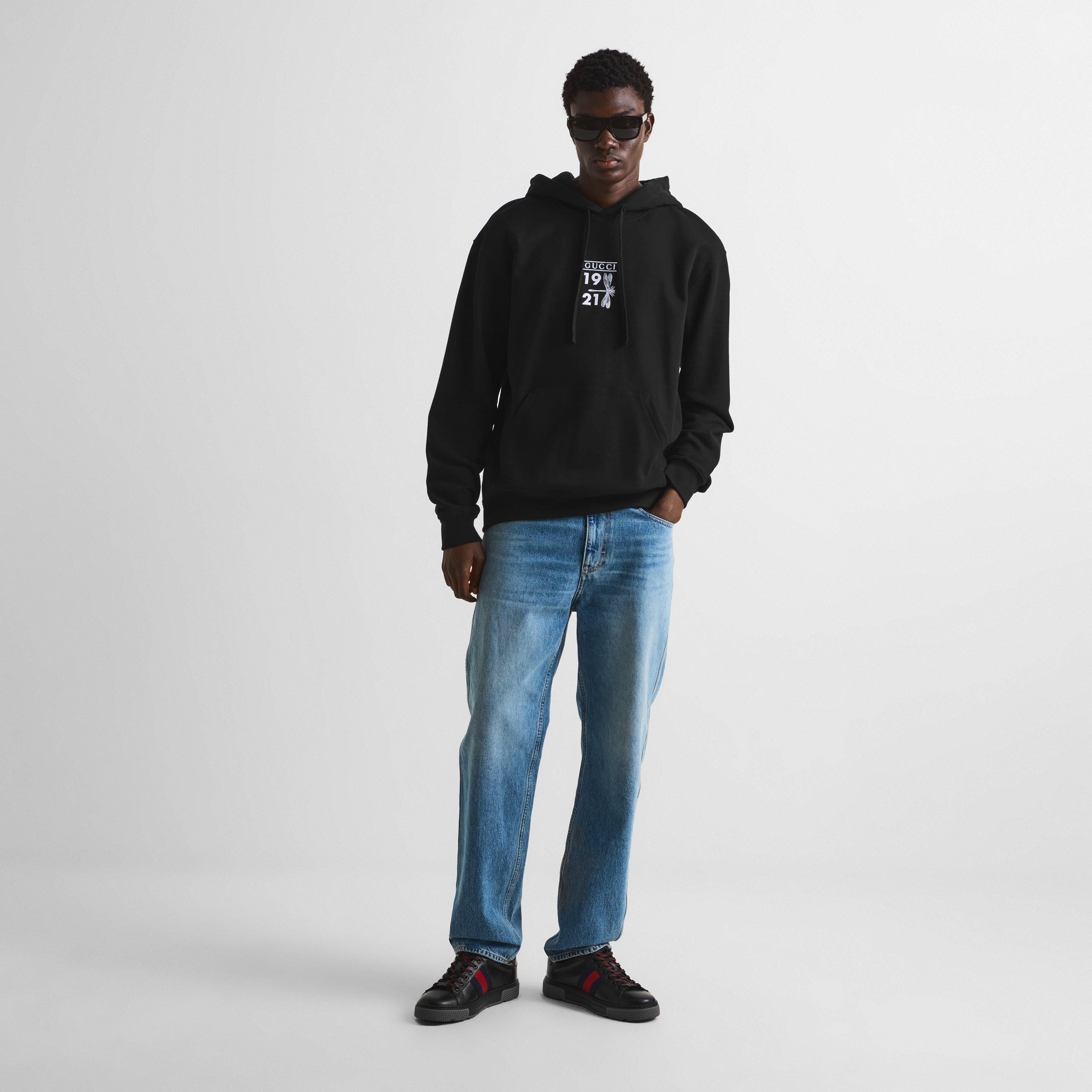 Black - Gucci - Gucci Melange Hoodie Sn61 - 6