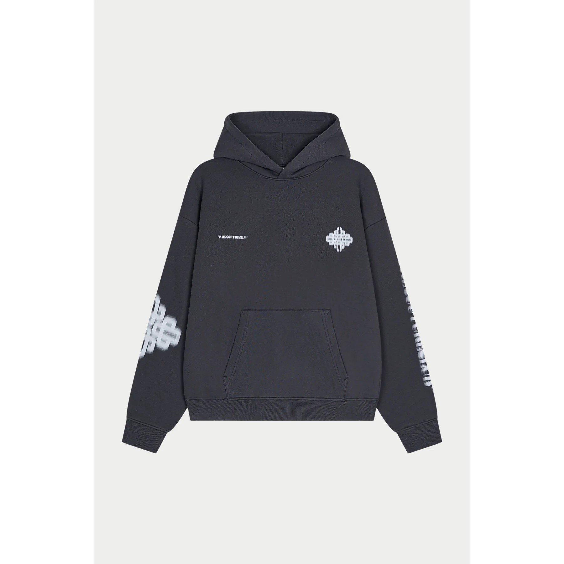 The Couture Club Men's Blurred Pull Over Hoodie