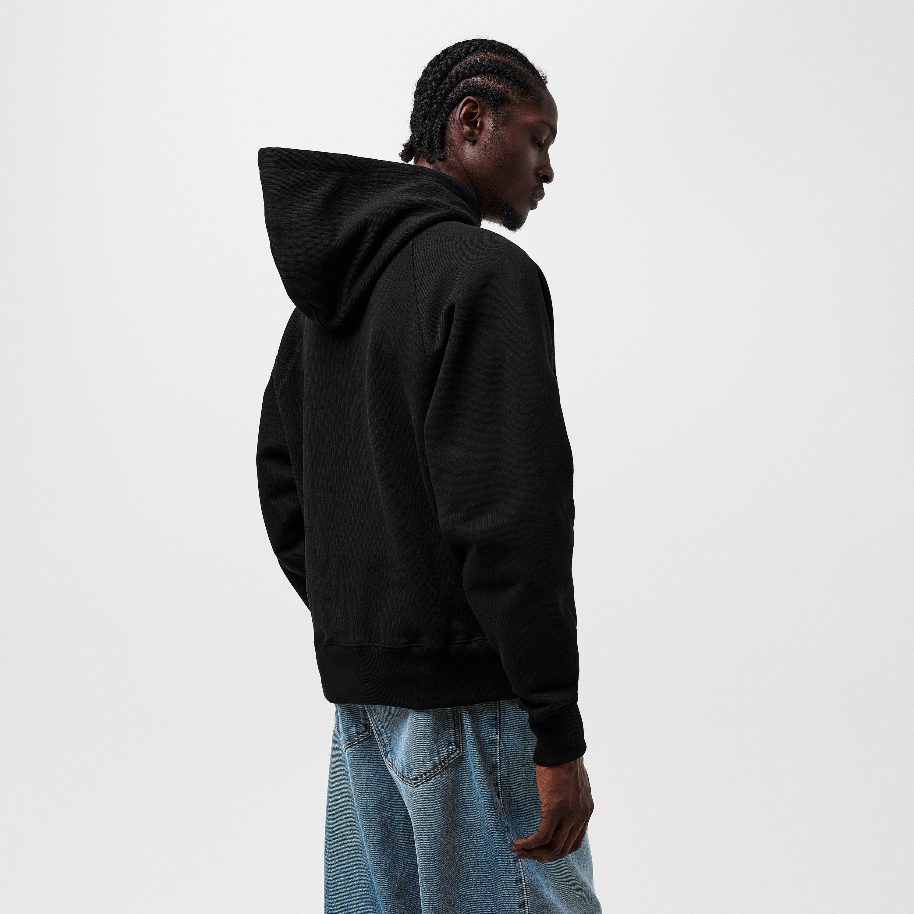 Black 001 - Ami Paris - Men's Over the Head Hoodie - 4