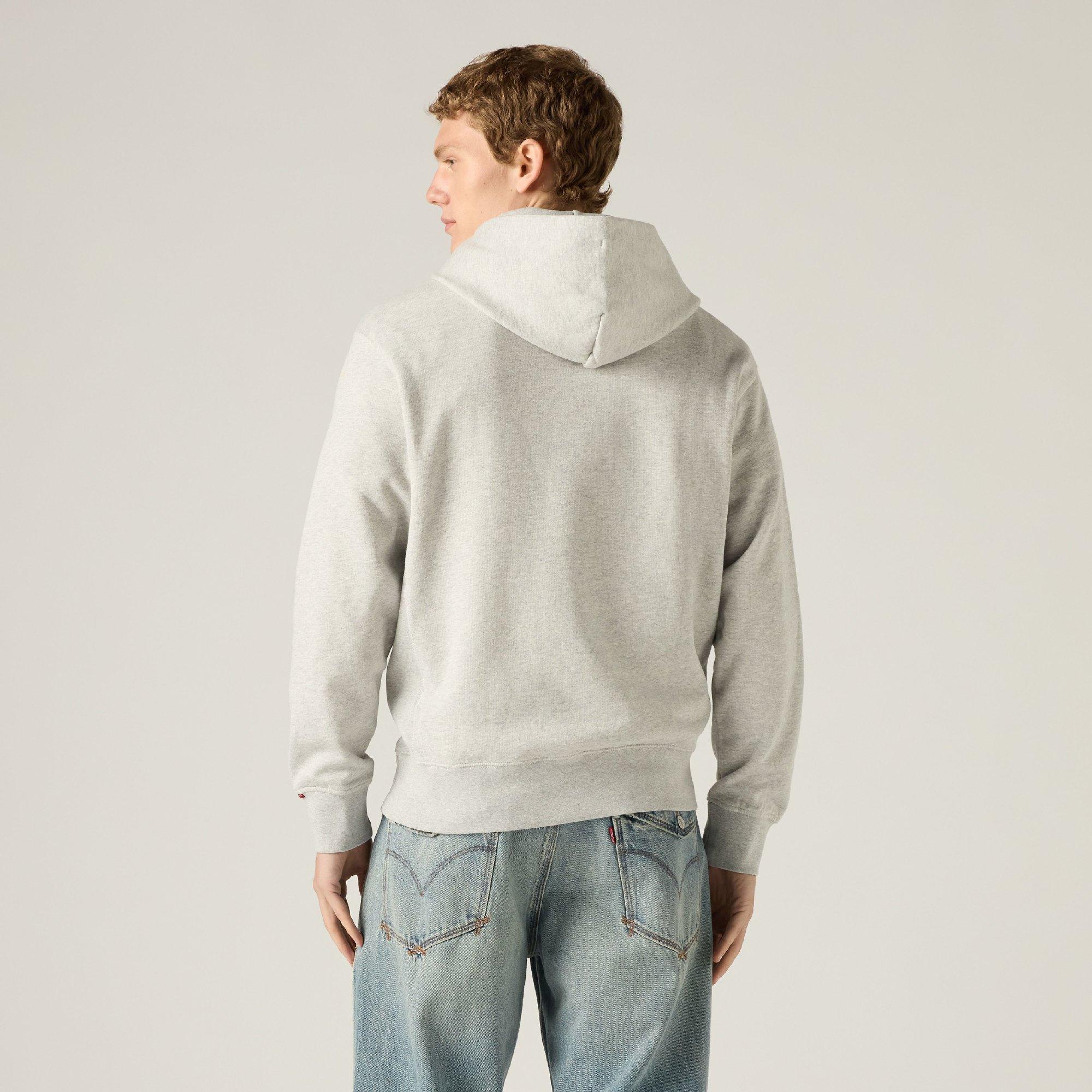 Light Gray - Levis - Levis The Authentic Hoodie Light Gra - 3