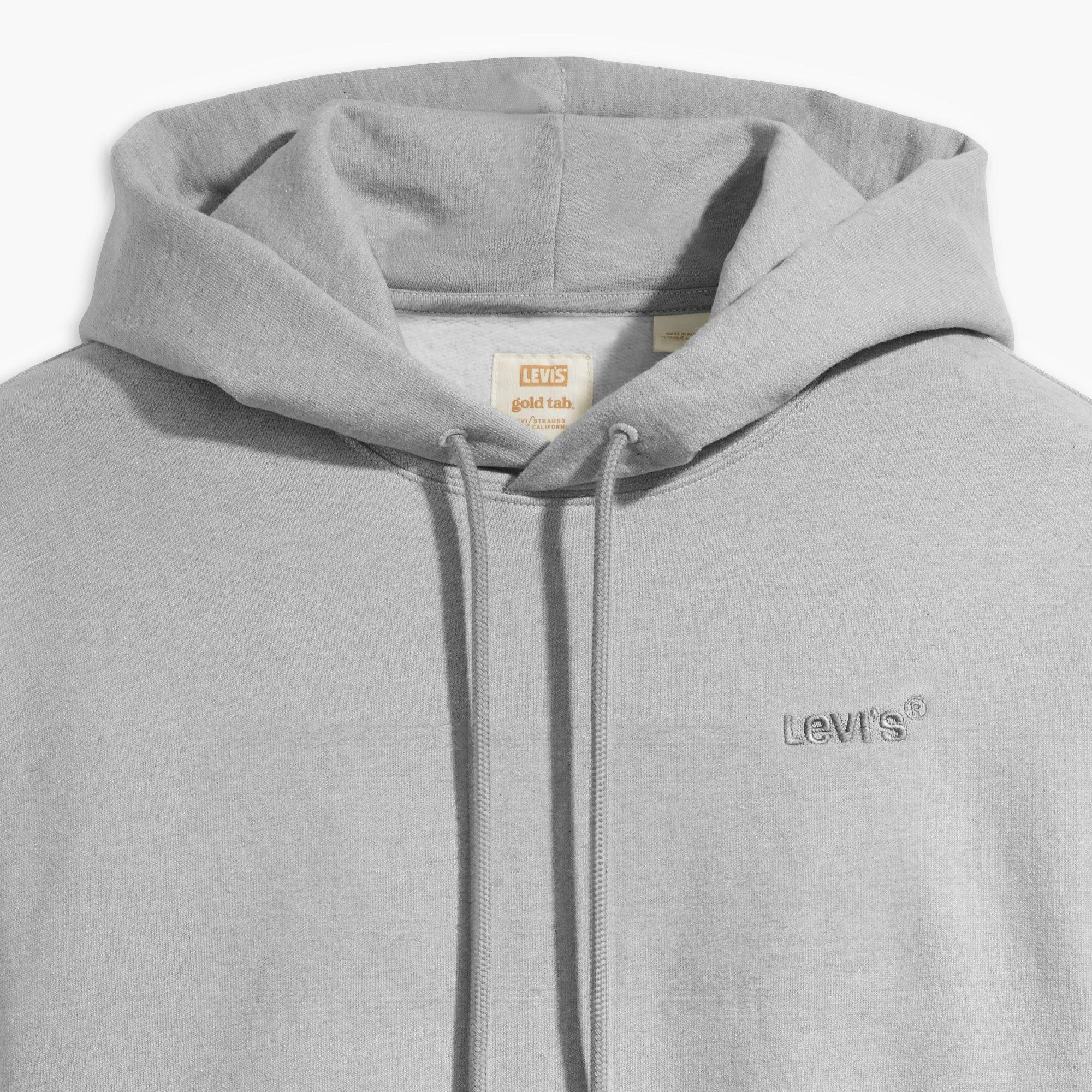 Light Gray - Levis - Levis The Authentic Hoodie Light Gra - 6