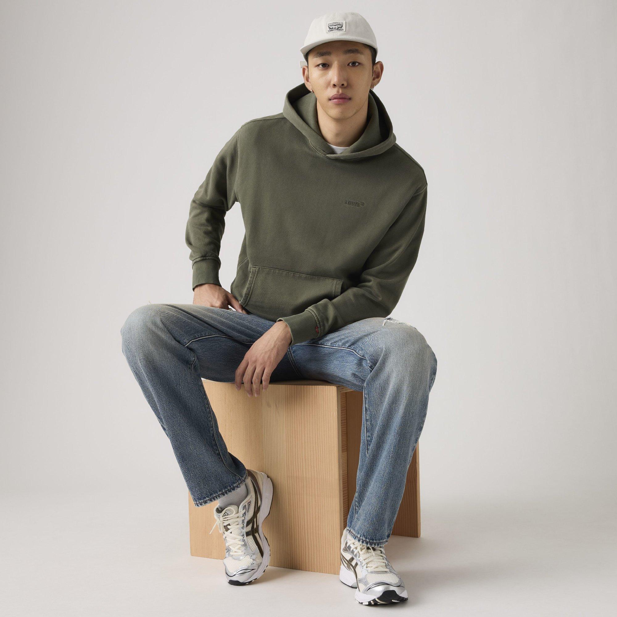 Dye Kambaba - Levis - Levis The Authentic Hoodie Light Gra - 4