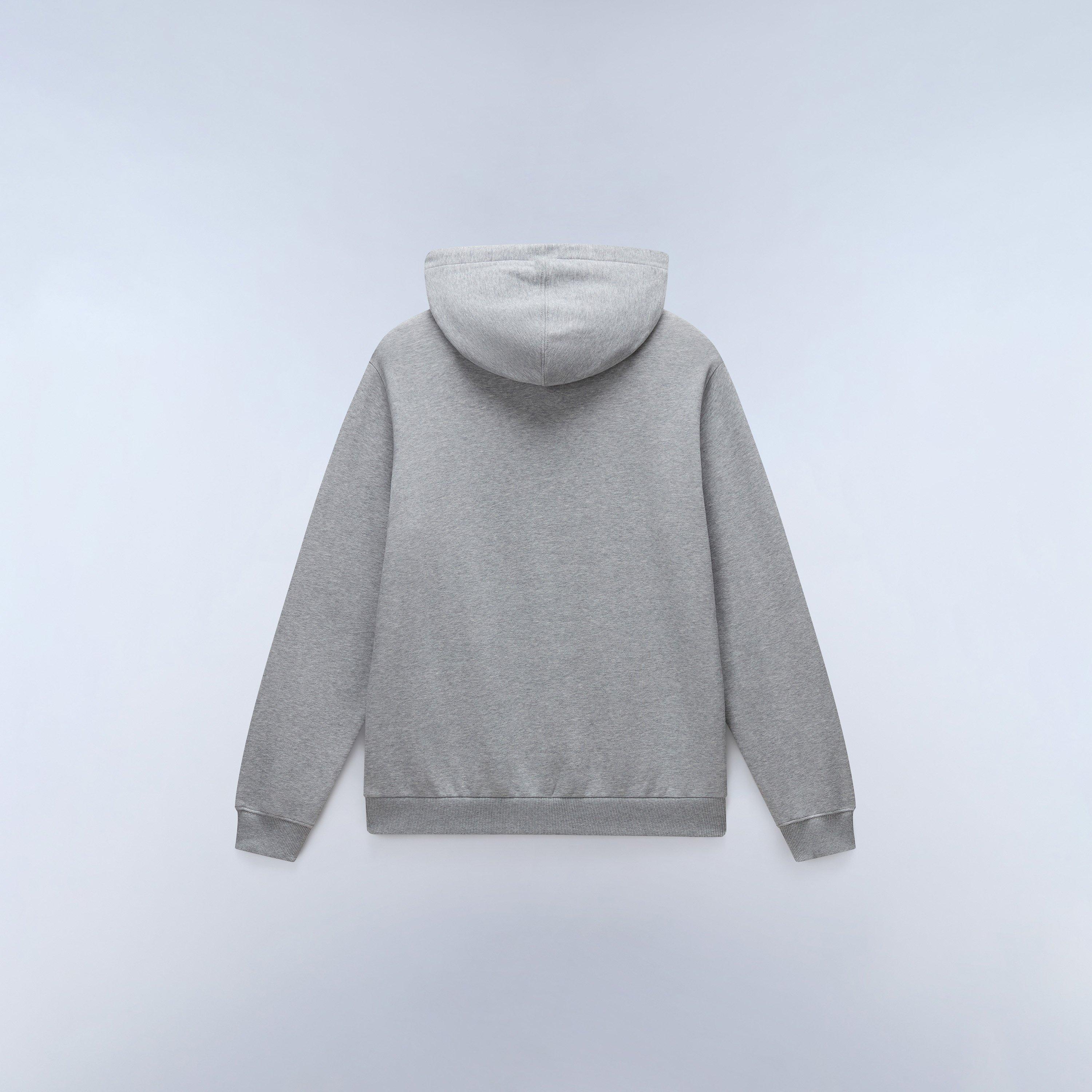 Med Grey Mel - Napapijri - Men's Napa Burgee Hoodie - 2