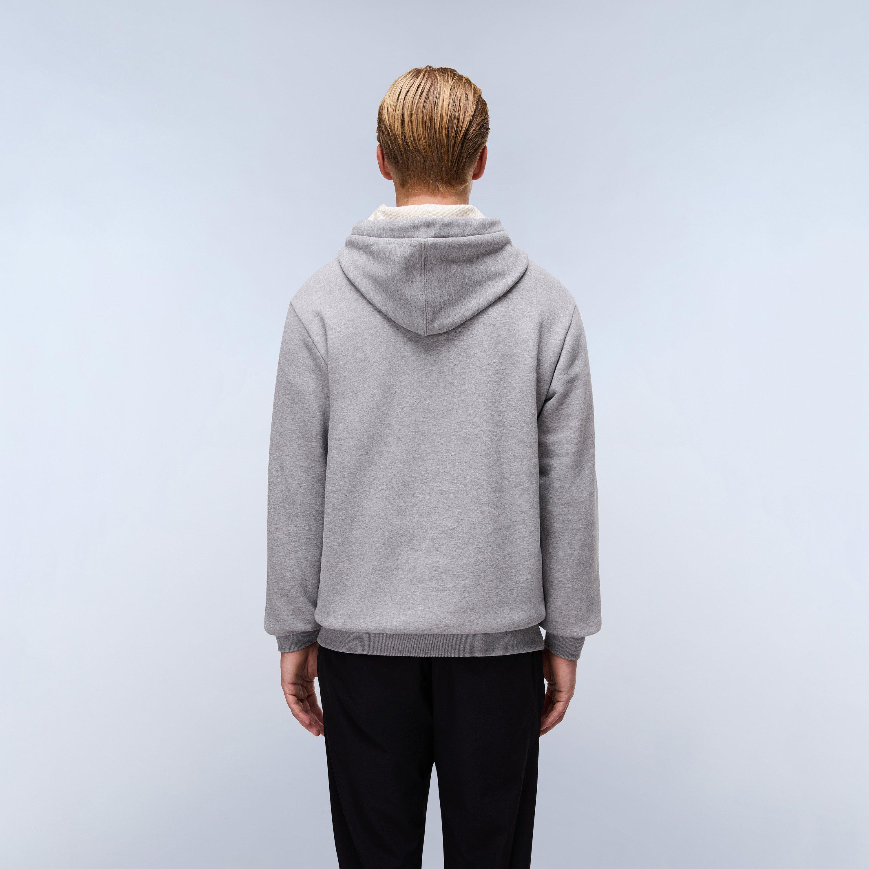 Med Grey Mel - Napapijri - Men's Napa Burgee Hoodie - 4