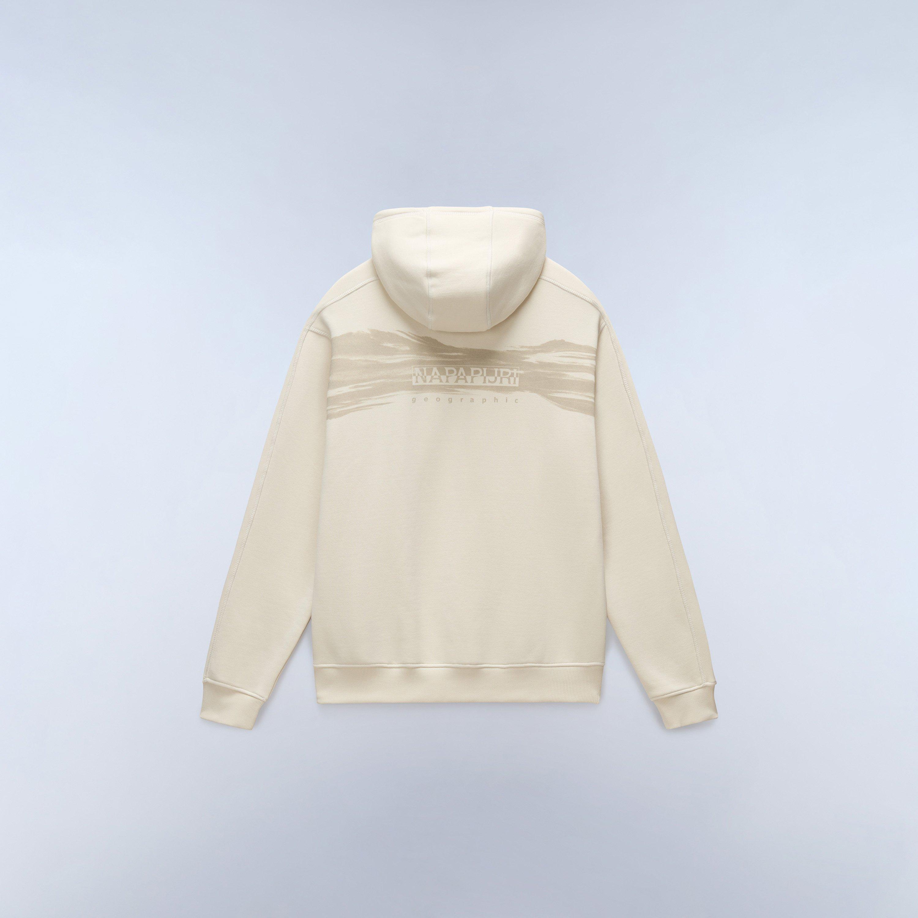 Beige Dimity - Napapijri - Men's Napa Back Graphics Hoodie - 2