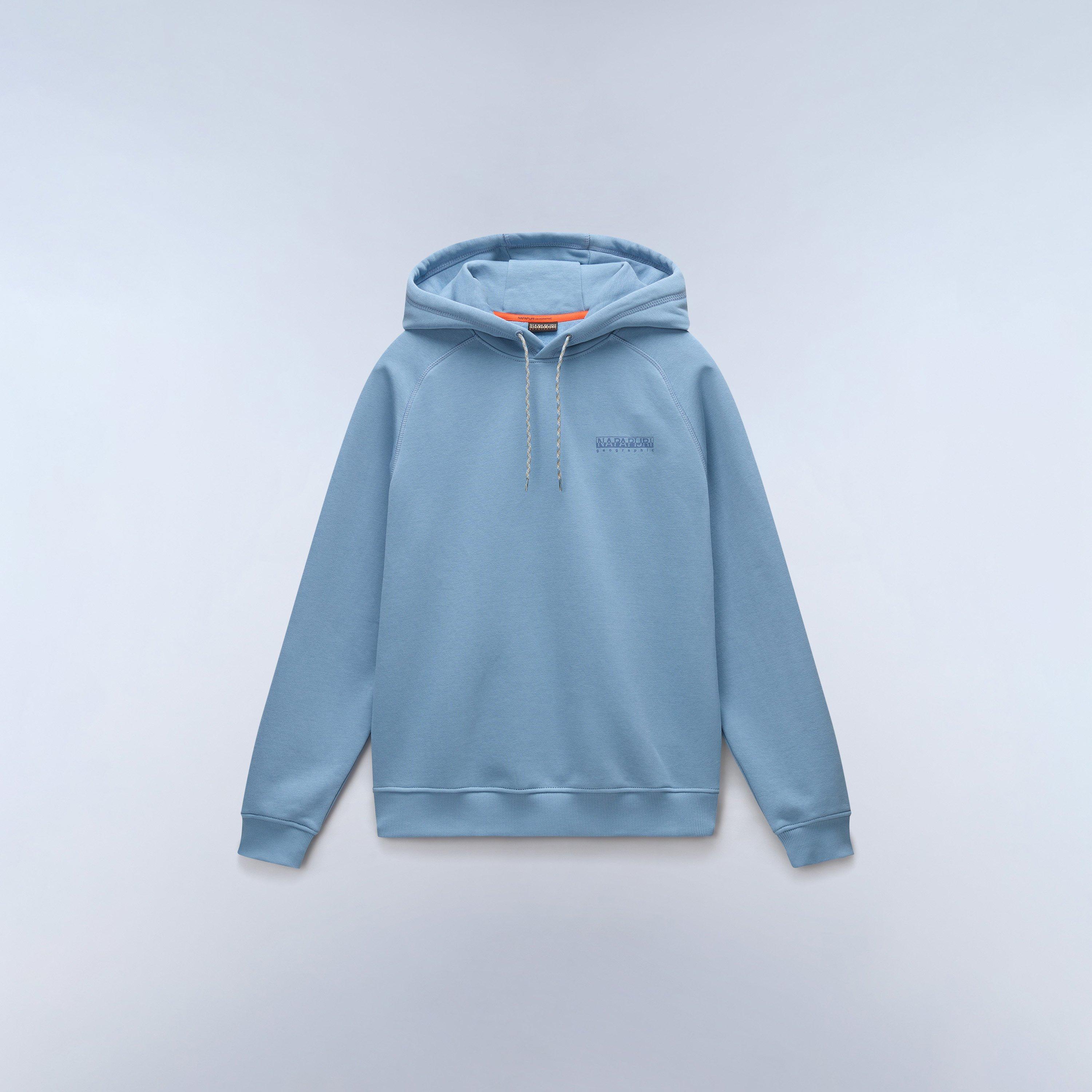 Napapijri Men's Napa Back Graphics Hoodie - Faded Denim - S