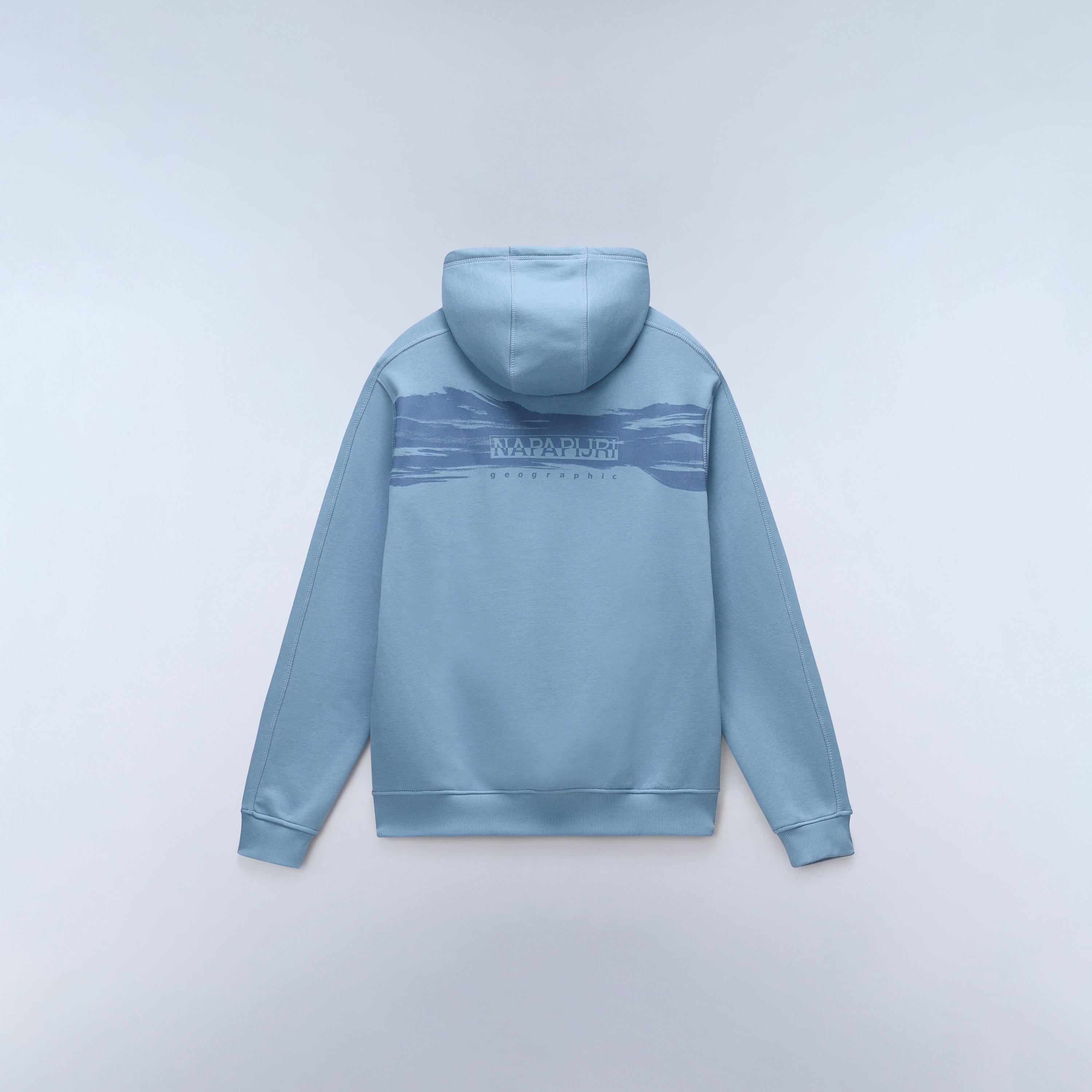 Faded Denim - Napapijri - Men's Napa Back Graphics Hoodie - 2