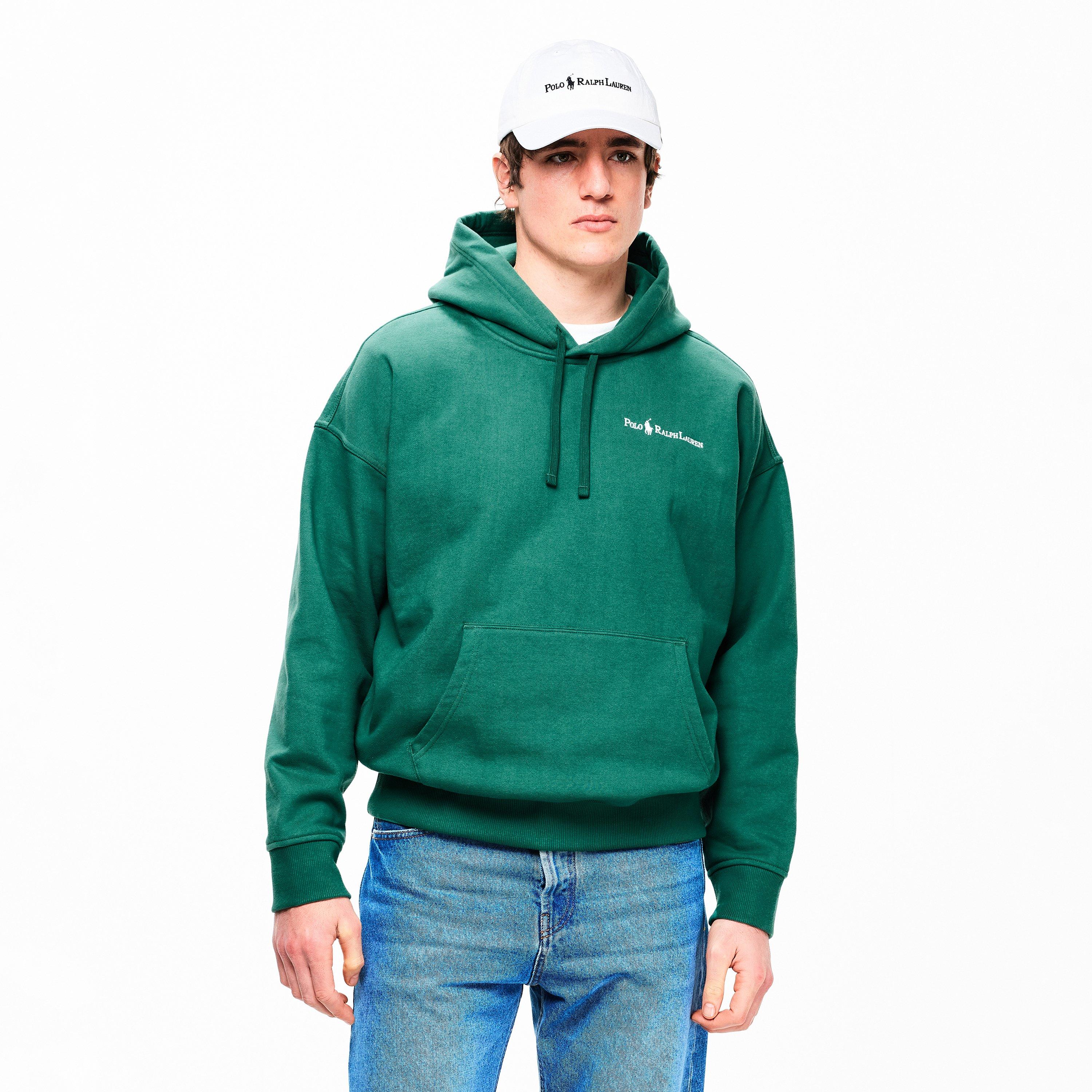 Antique Green - Ralph Lauren - Men's Relax Pull Over Hoodie - 3