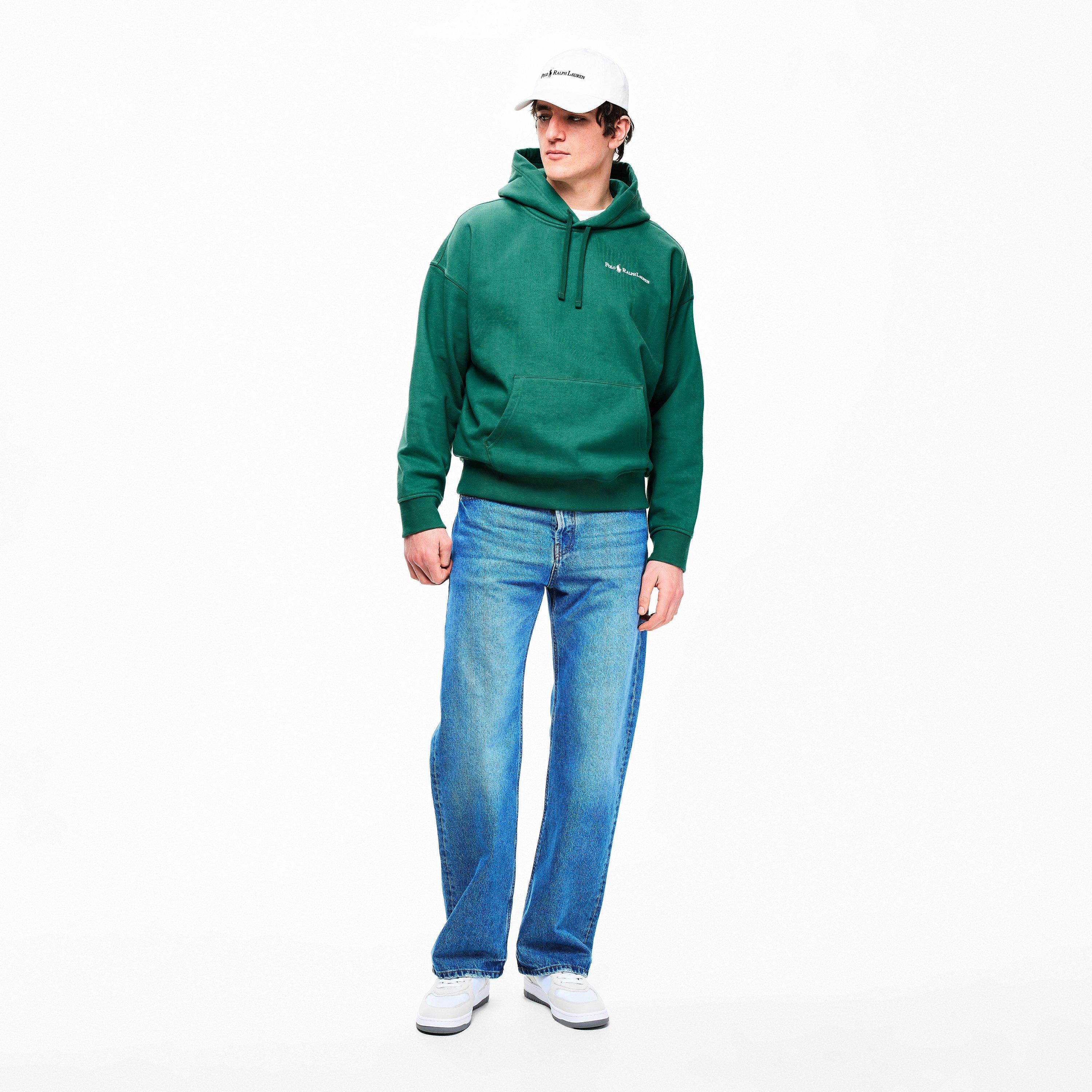 Antique Green - Ralph Lauren - Men's Relax Pull Over Hoodie - 6