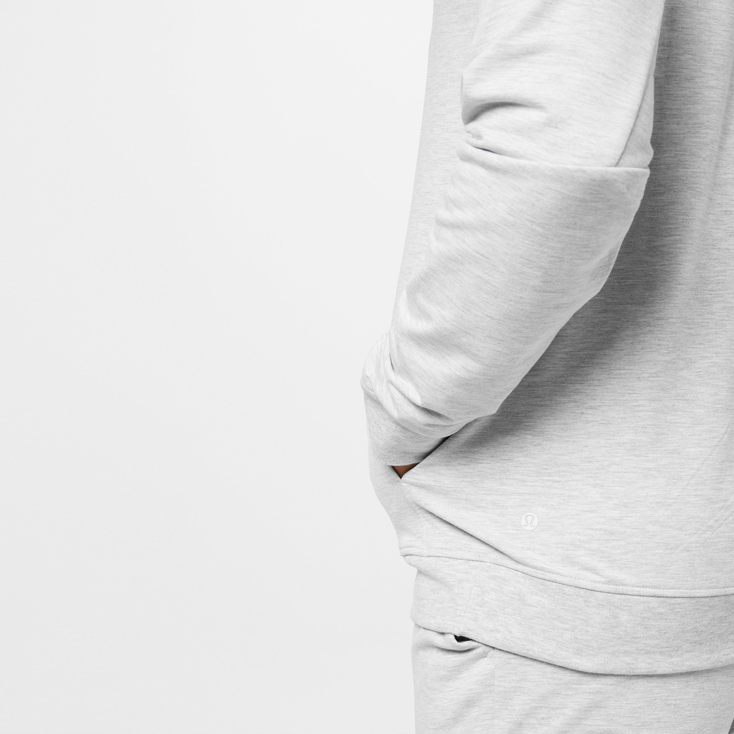 Grey/Sea Salt - Lululemon - Mens City Sweat Hoodie - 3