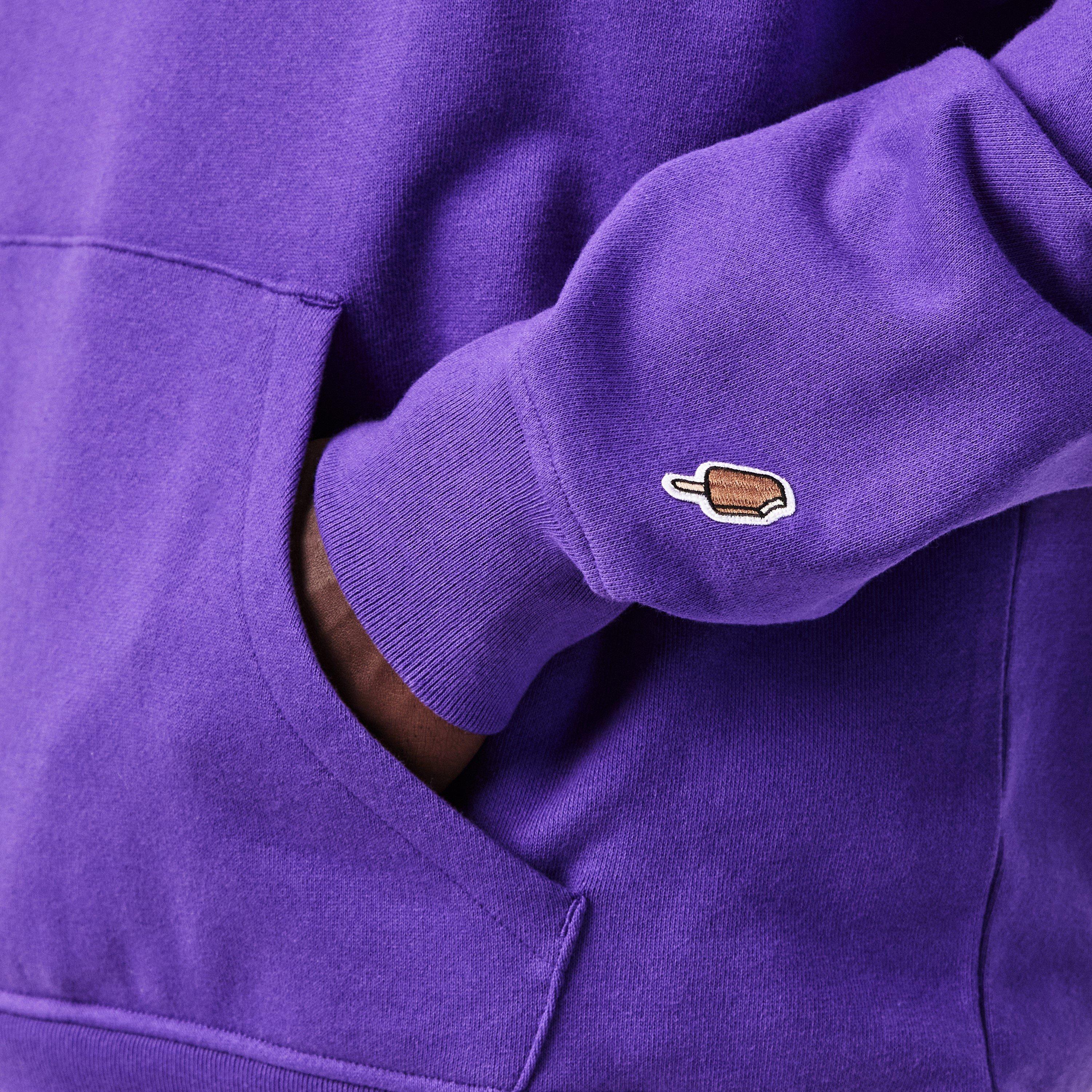 Purple - ICECREAM - Men's Satin Hoodie - 5