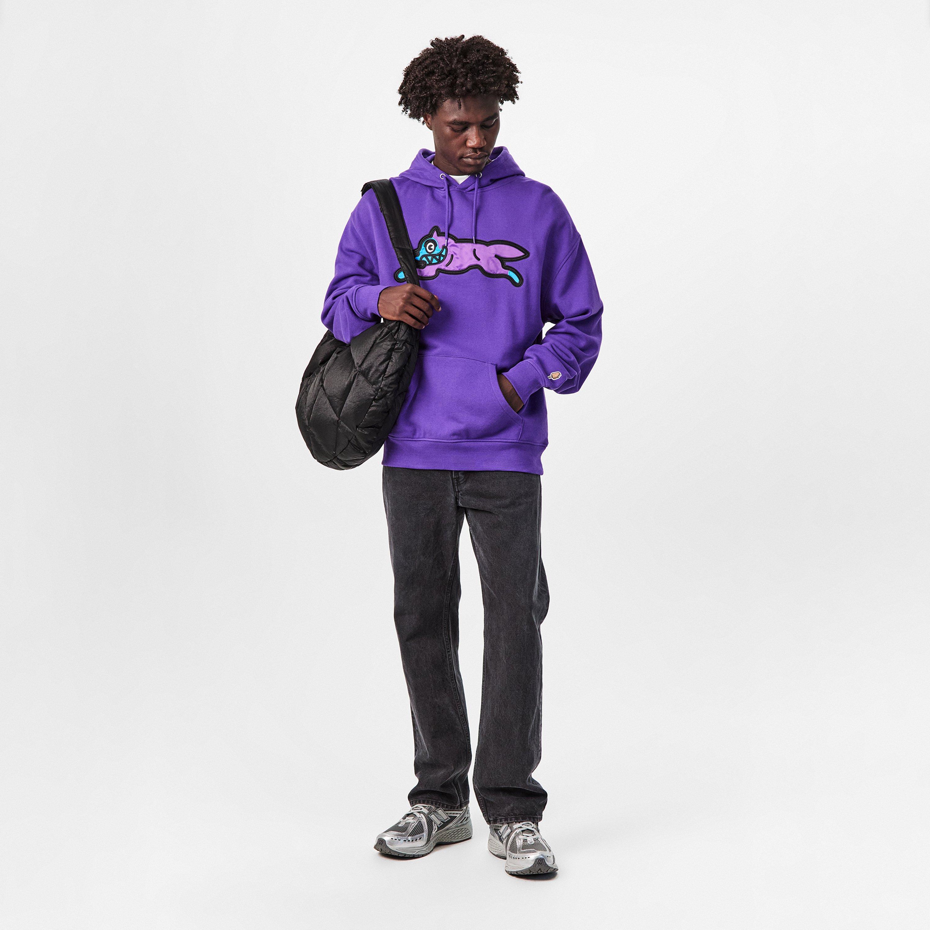 Purple - ICECREAM - Men's Satin Hoodie - 6
