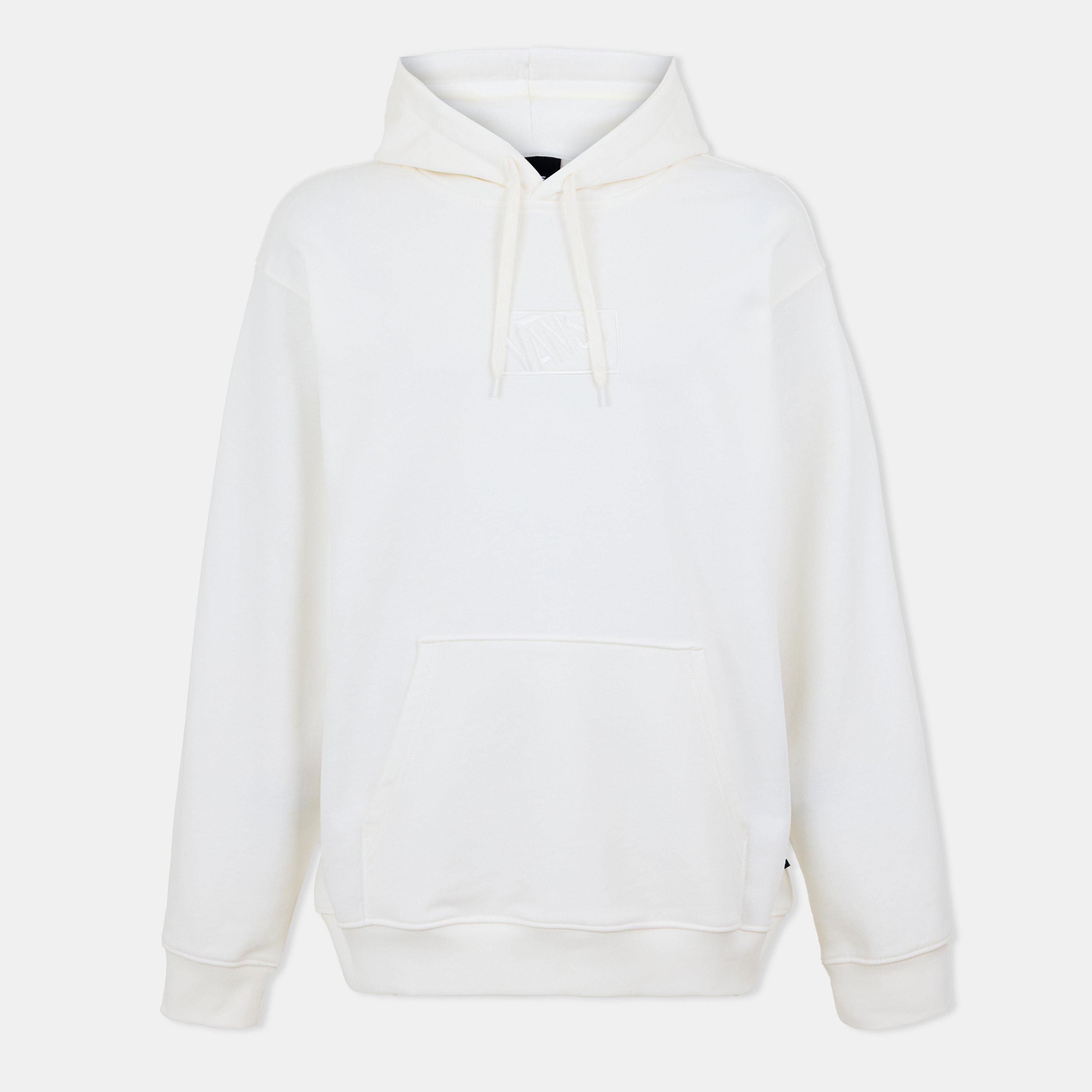 Vans Men's Blocked Box Pull Over Hoodie - Marshmallow - Medium