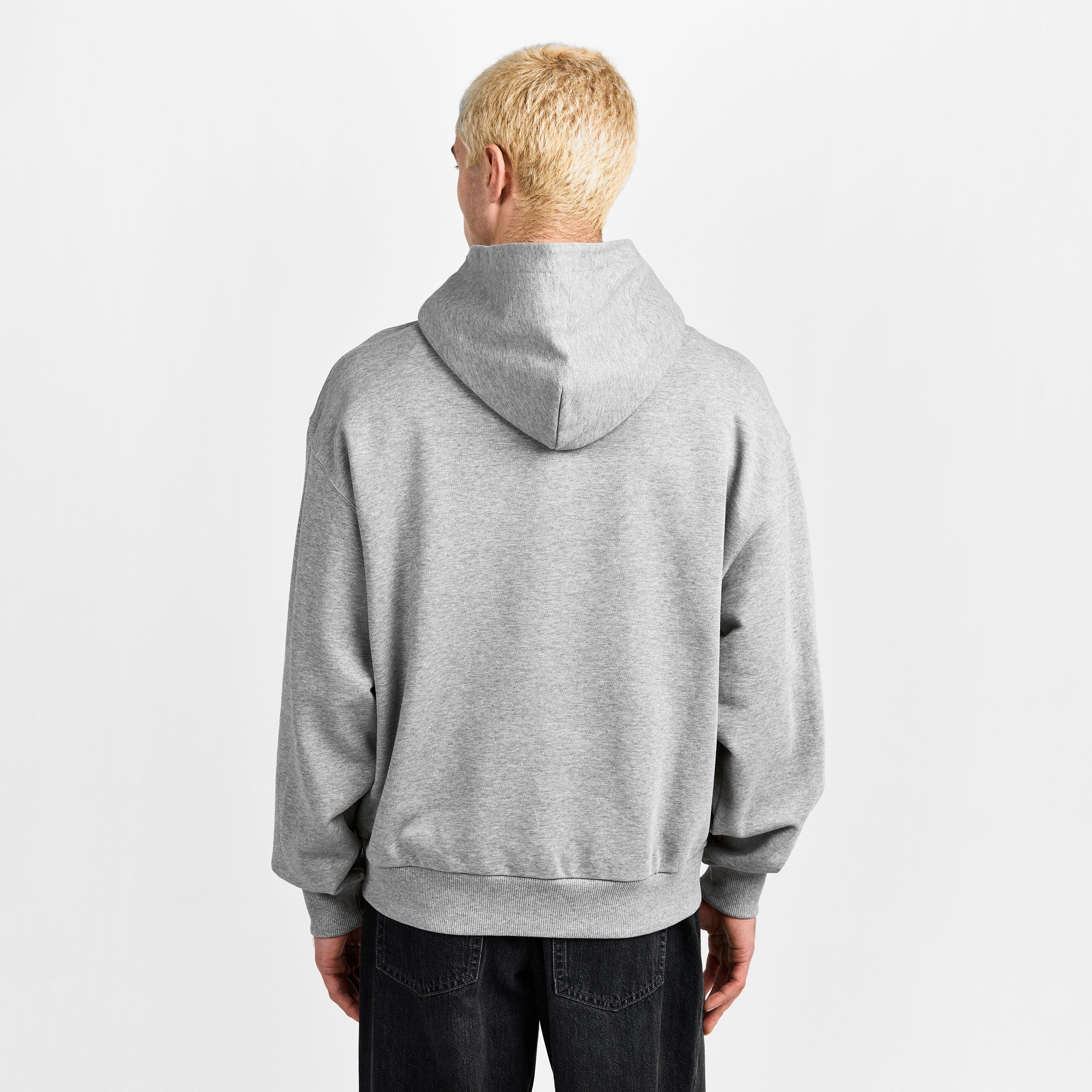 Grey/Black - Palm Angels - Men's Spray Pull Over Hoodie - 4