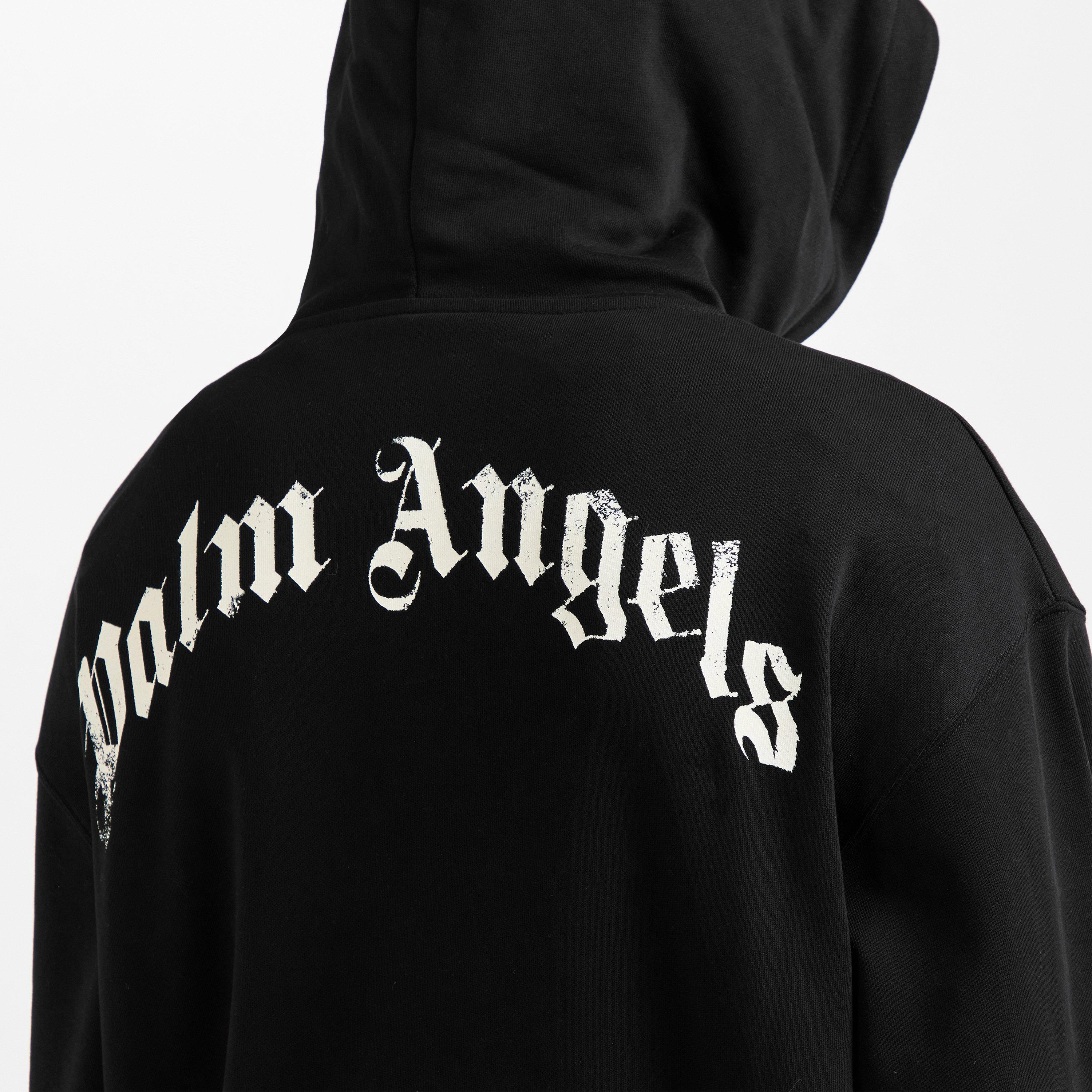 Black/White - Palm Angels - Palm Kill Bear Hoody Sn00 - 5