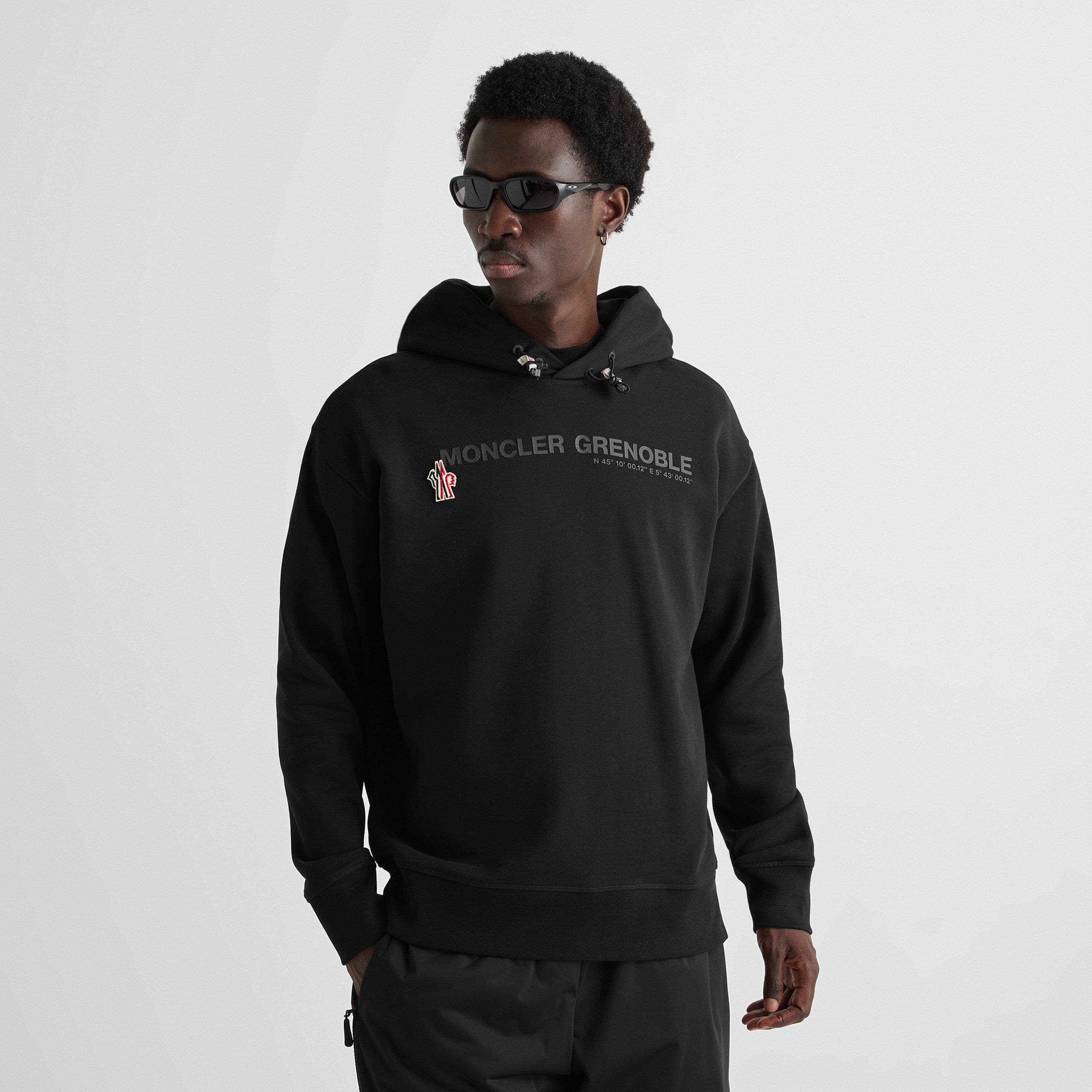 Black 999 - Moncler - Men's Over the Head Hoodie - 3