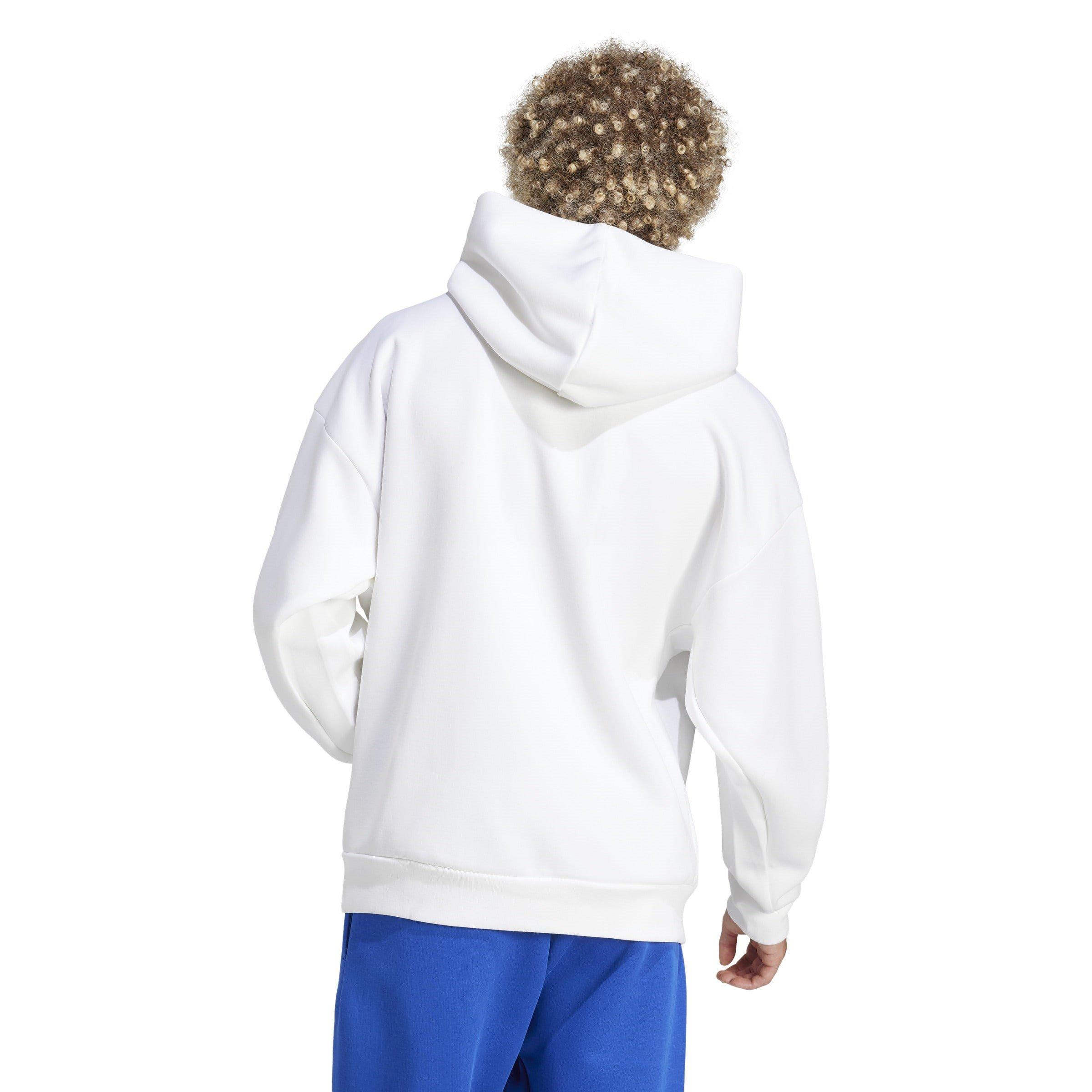 White - adidas - Future Icons 3 Bar Logo Unisex Adults Lifestyle Hoodie - 3