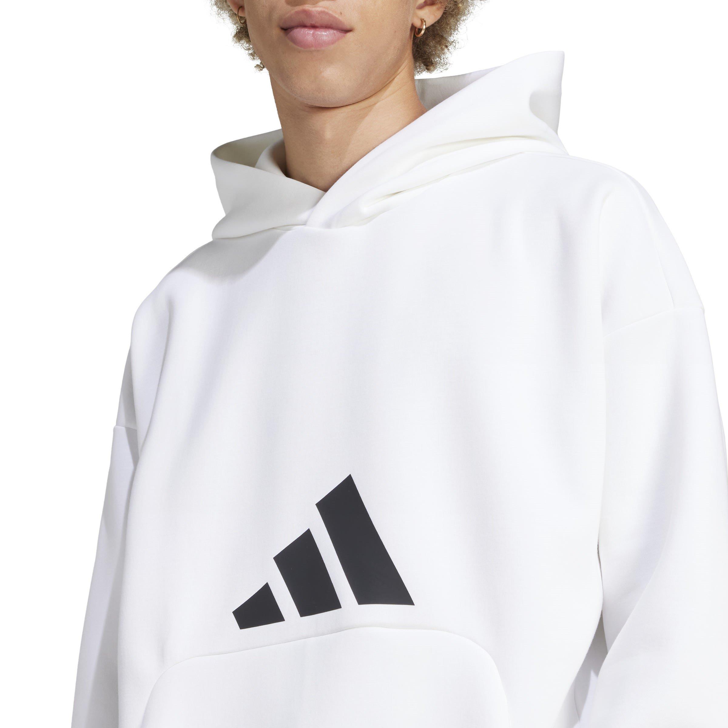 White - adidas - Future Icons 3 Bar Logo Unisex Adults Lifestyle Hoodie - 6
