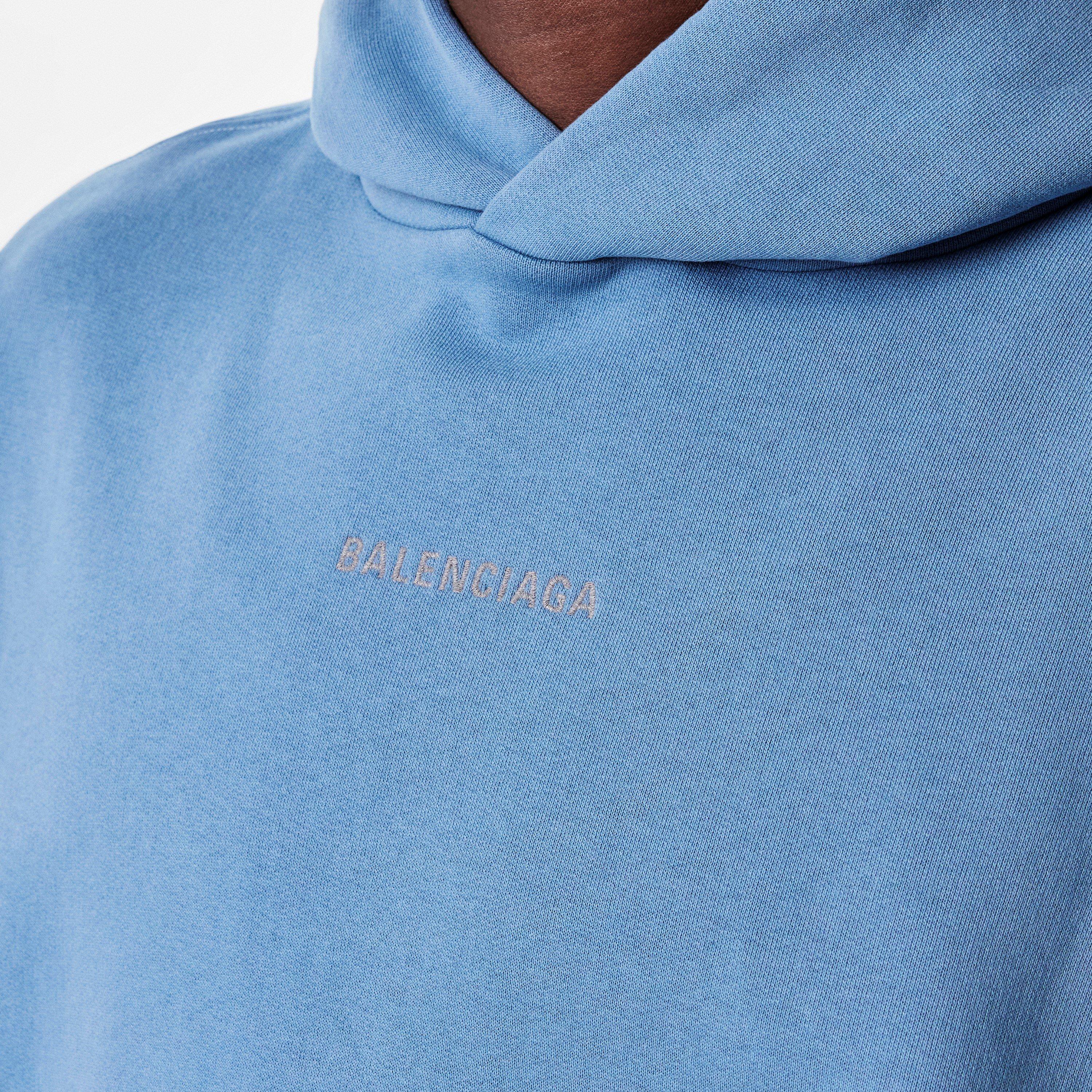 Grey Blue - Balenciaga - Men's Medium Hoodie - 5