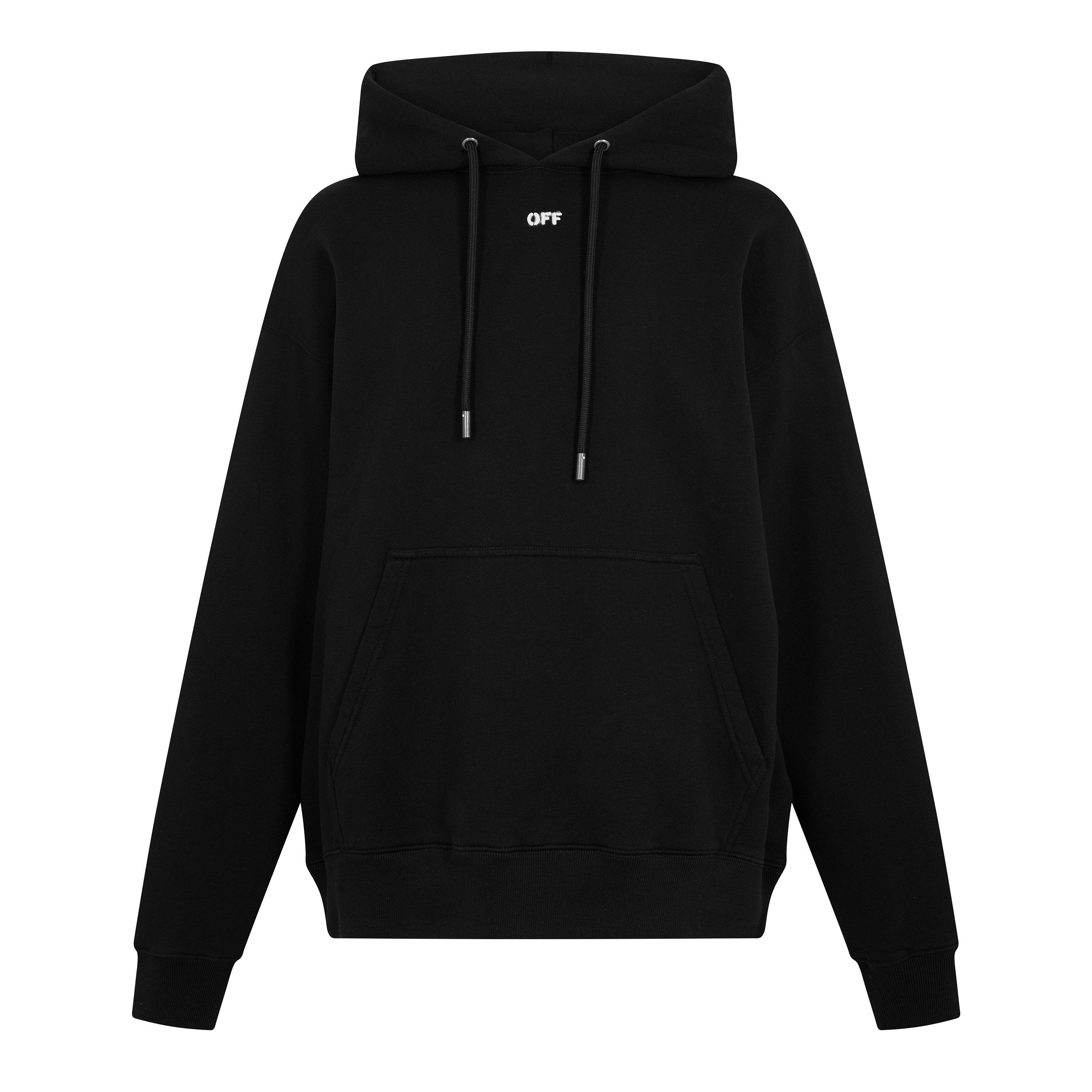 Off White Men's Overhead Hoodie - Black 0001 - S