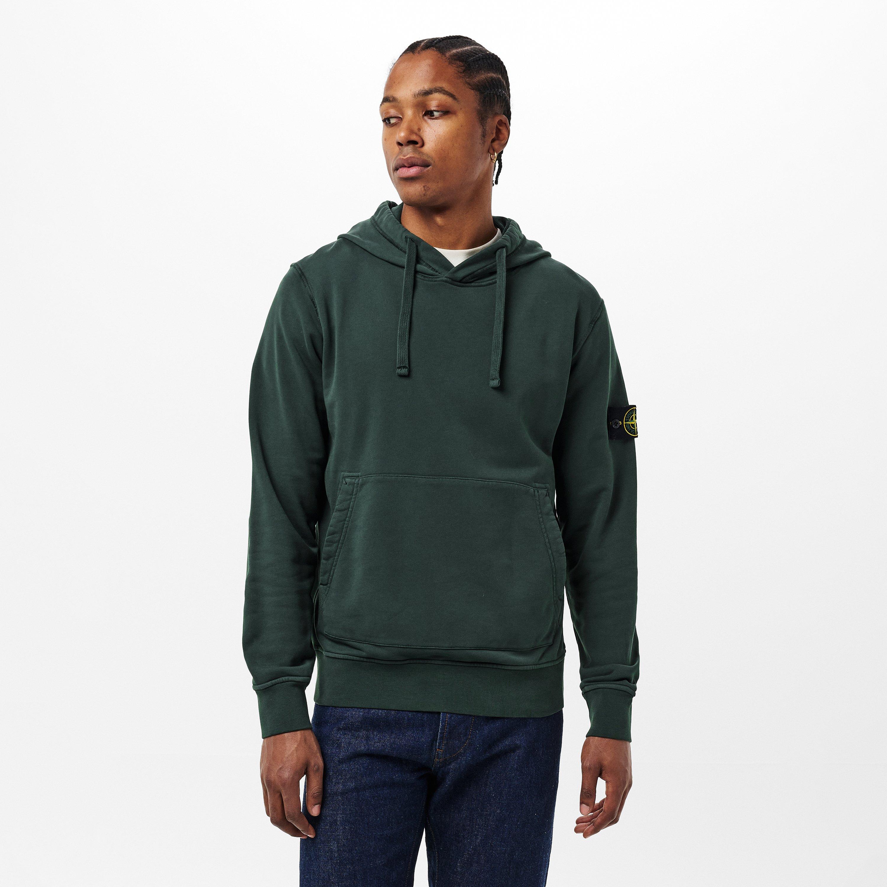 Ginepro V005E - Stone Island - Men's Heavyweight Fleece Hoodie - 3